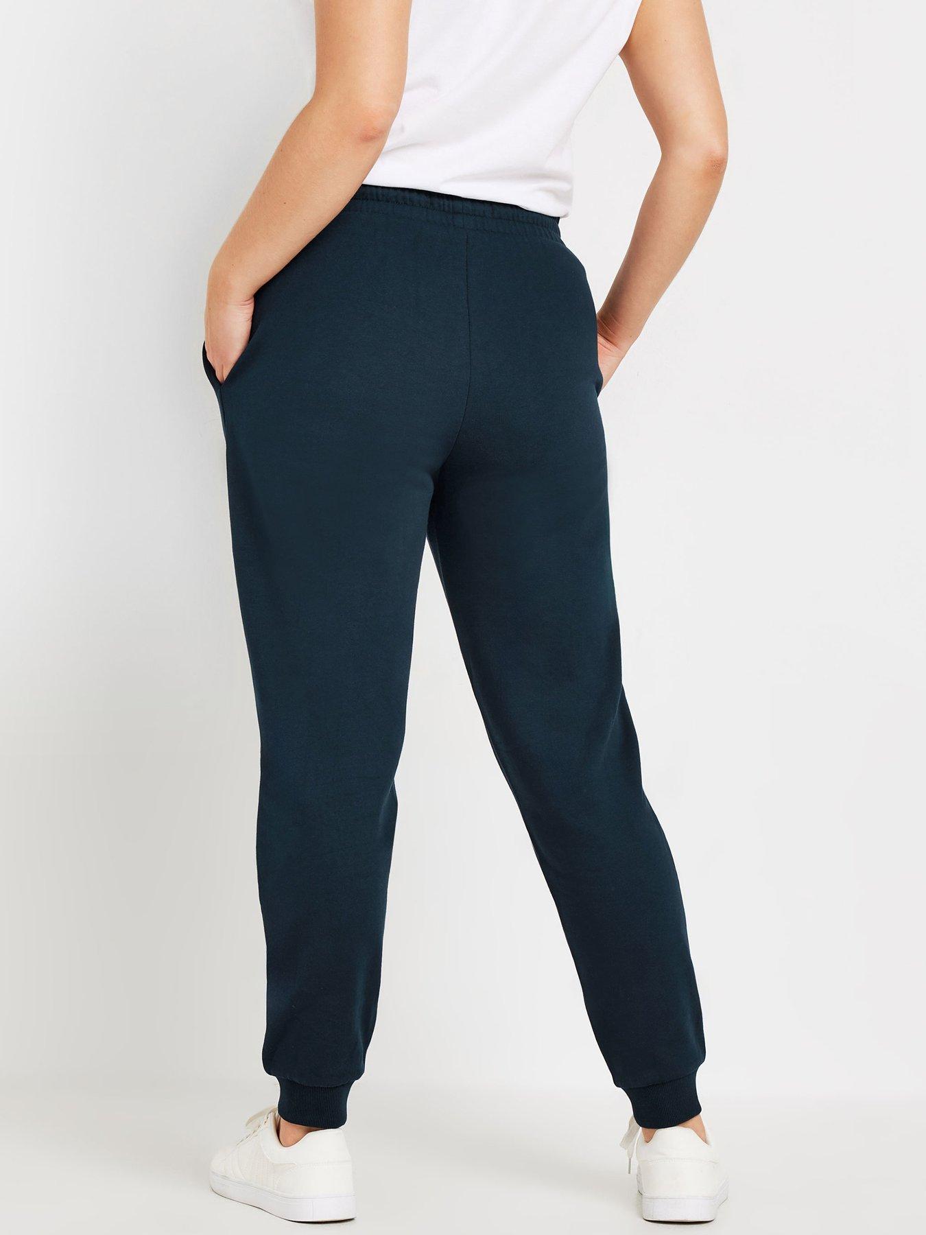 Image 2 of 4 of M&Co Cuffed Drawstring Joggers - Blue