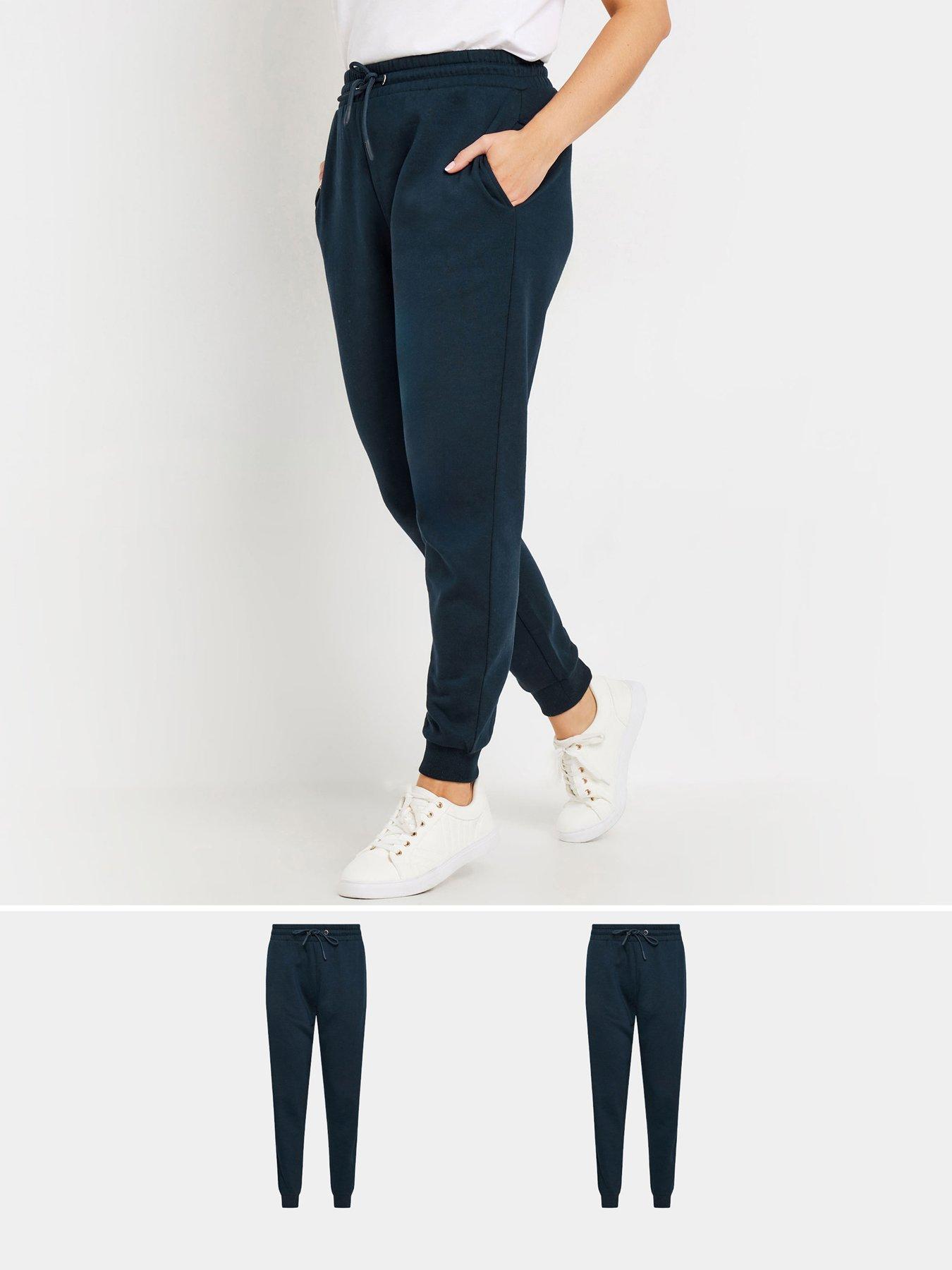 undefined 2 Pack Cuffed Joggers - Blue