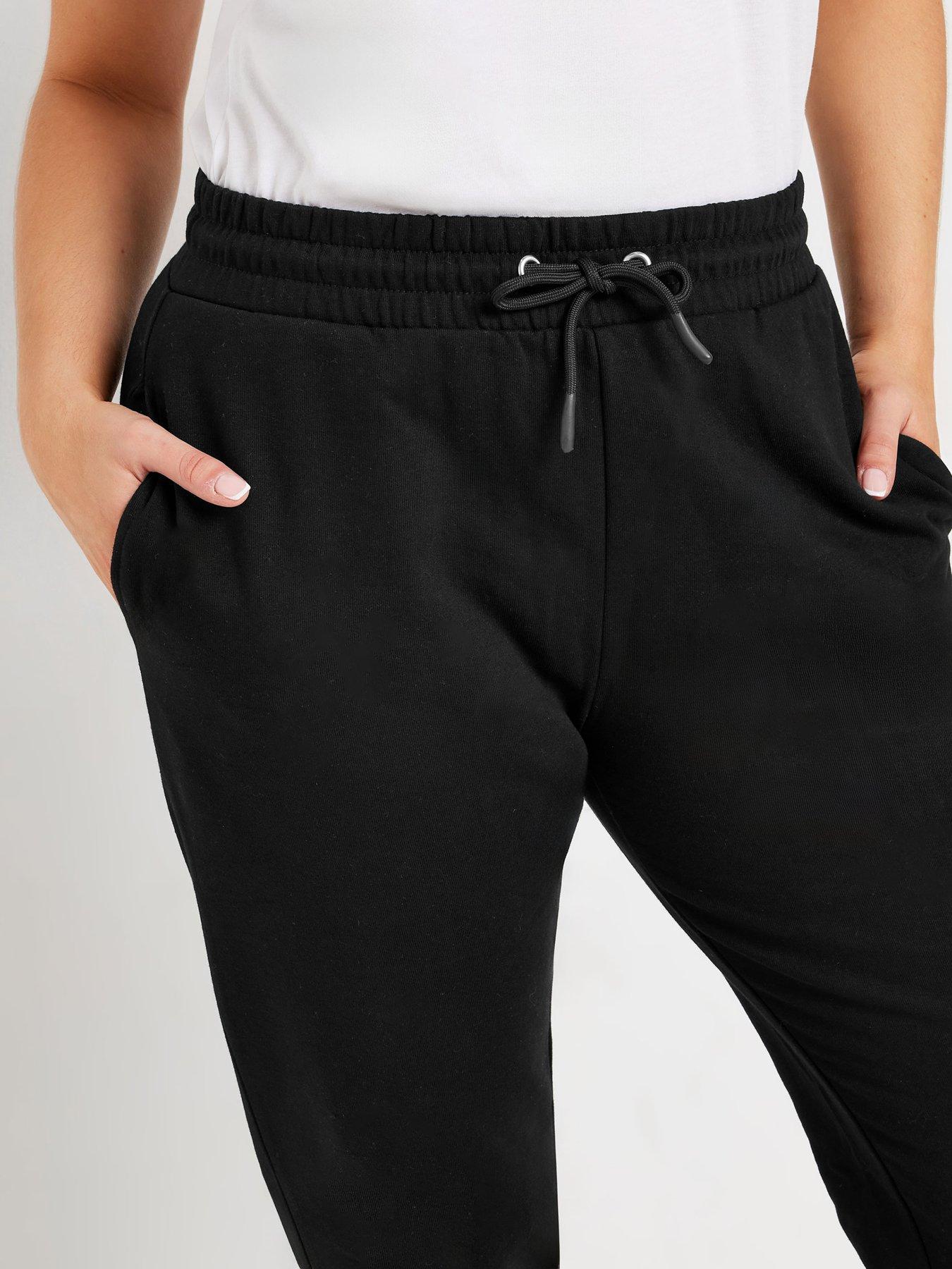 Image 4 of 4 of M&Co 2 Pack Cuffed Joggers - Black