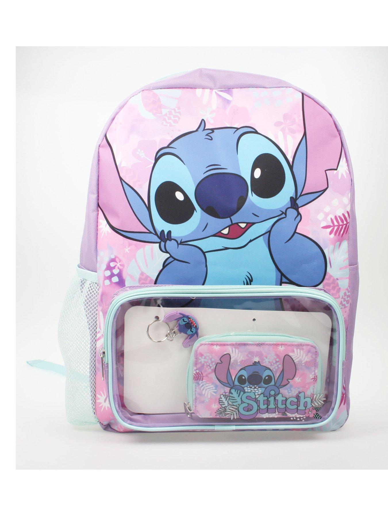 undefined Stitch Tie Dye Backpack Keyring And Purse Set