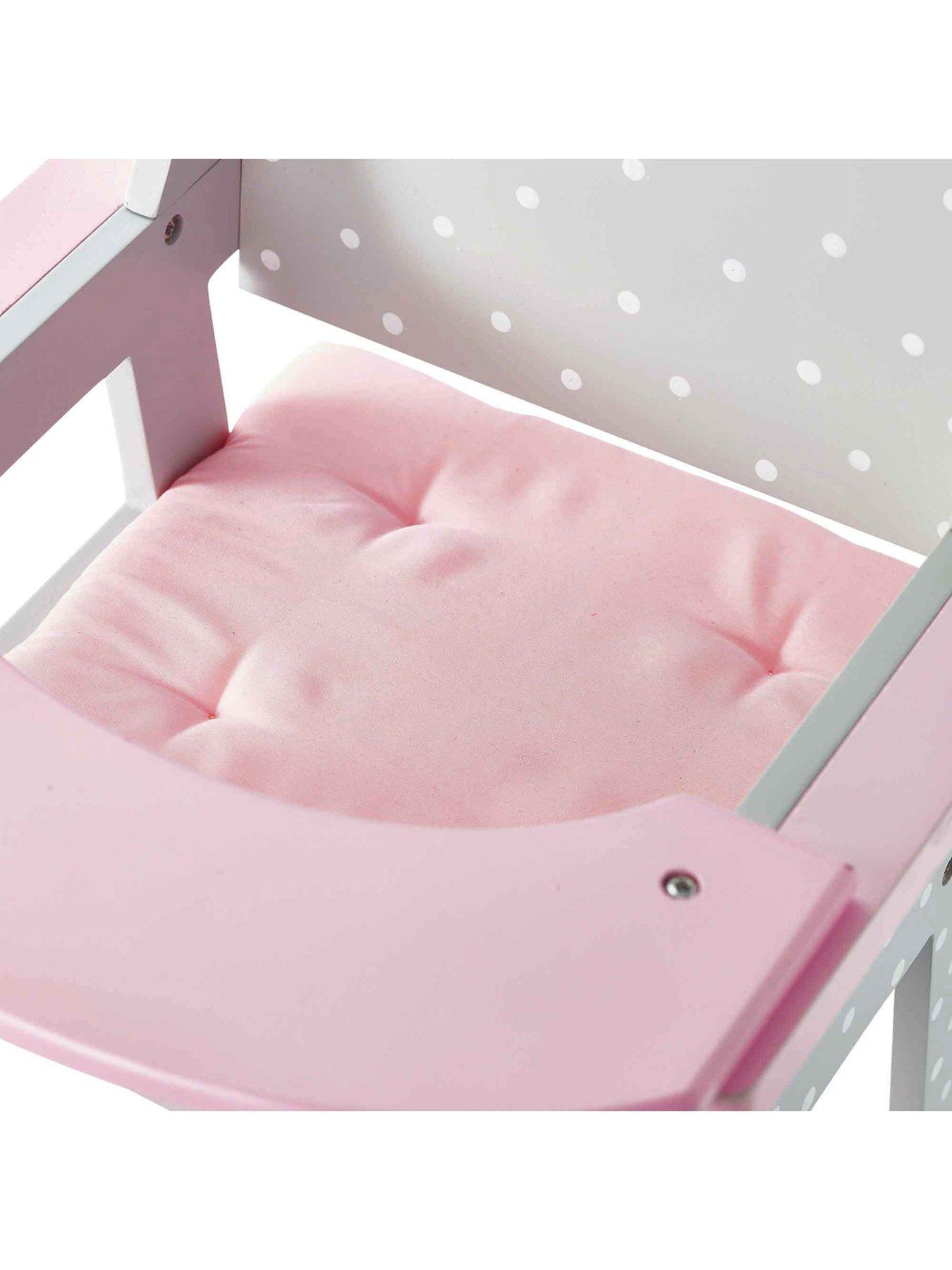 Chaise Haute Poupon Poupée Little Princess Mobiler Bois Jeux Jouet