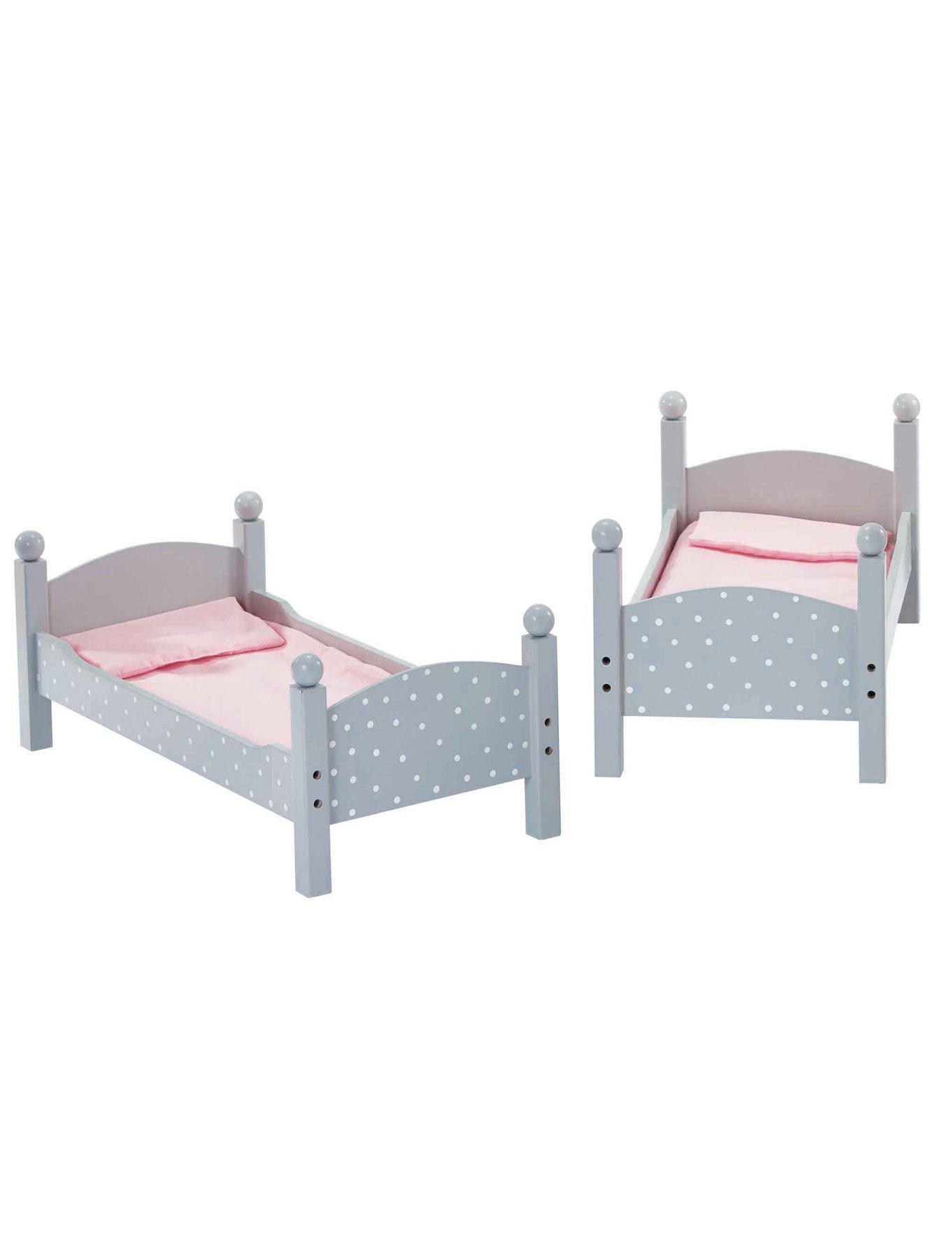Image 4 of 7 of Teamson Kids Olivia's Little World Doll's&nbsp;Double Bunk Bed - Polka Dots