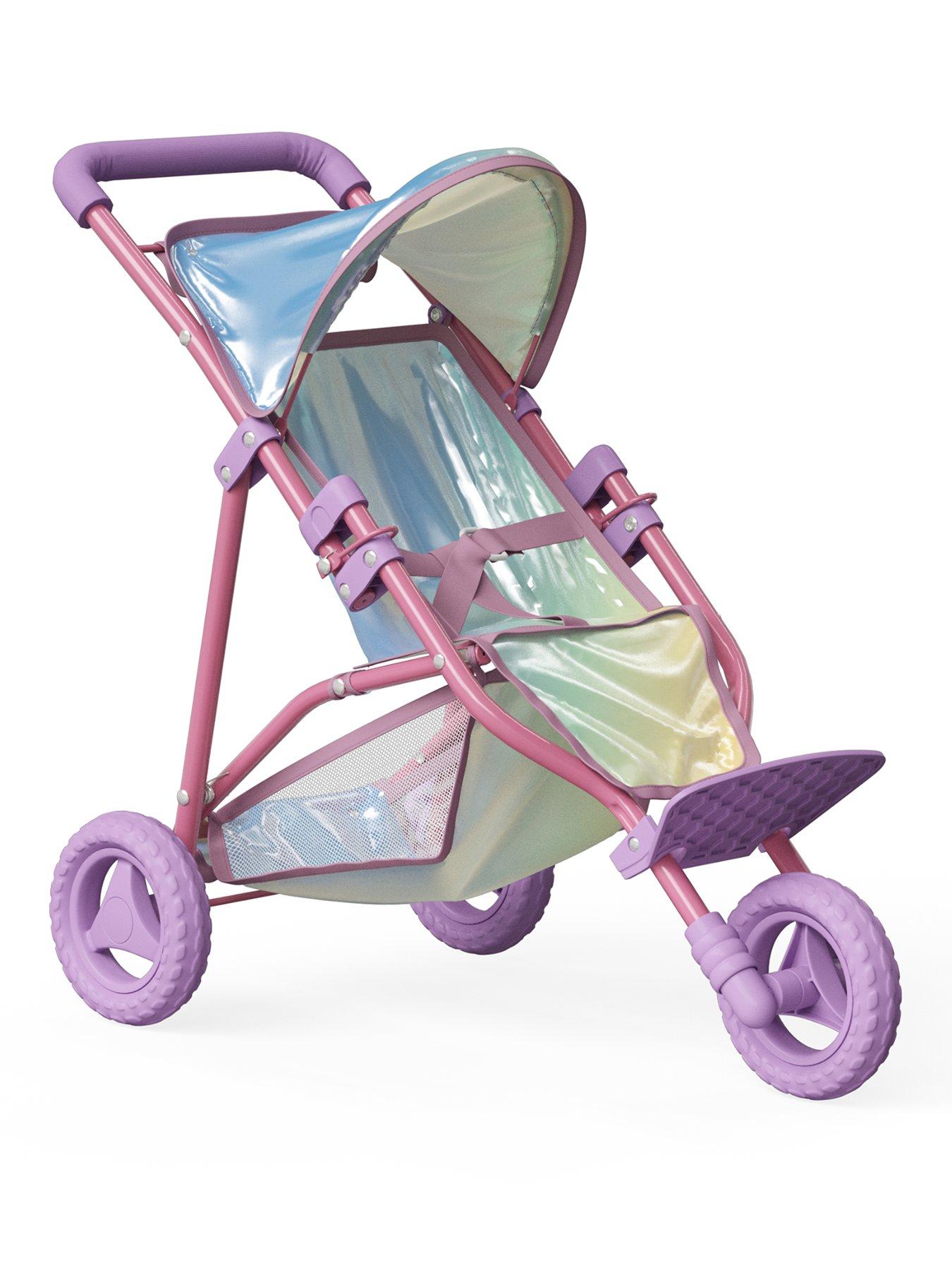 undefined Olivia's Little World - Magical Dreamland Baby Doll Jogging Stroller - Iridescent color