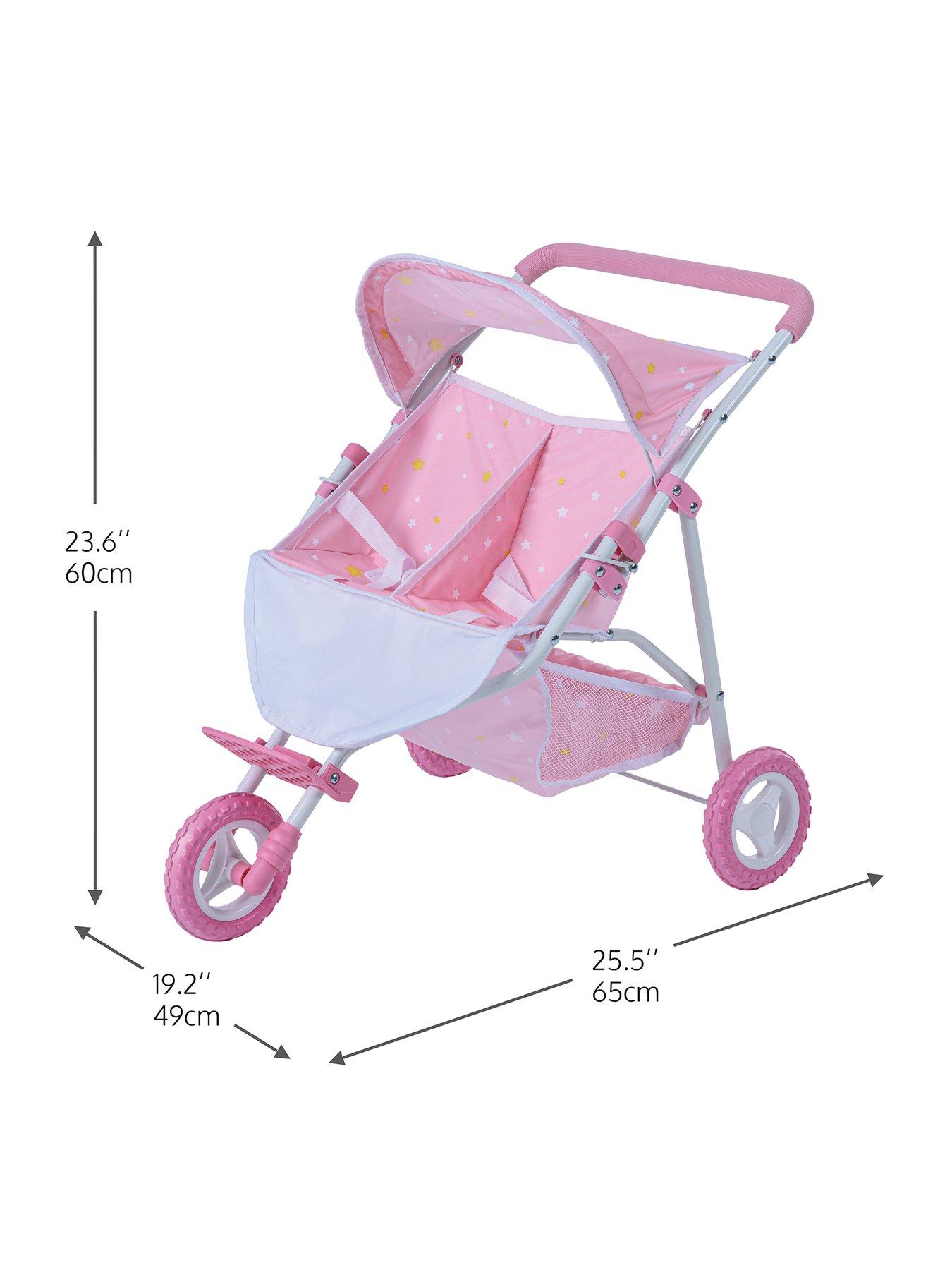 Passeggino Gemellare Diset Olivia – Per Due Bambole, Con Manubrio Regolabile E Cestone! 👶👶