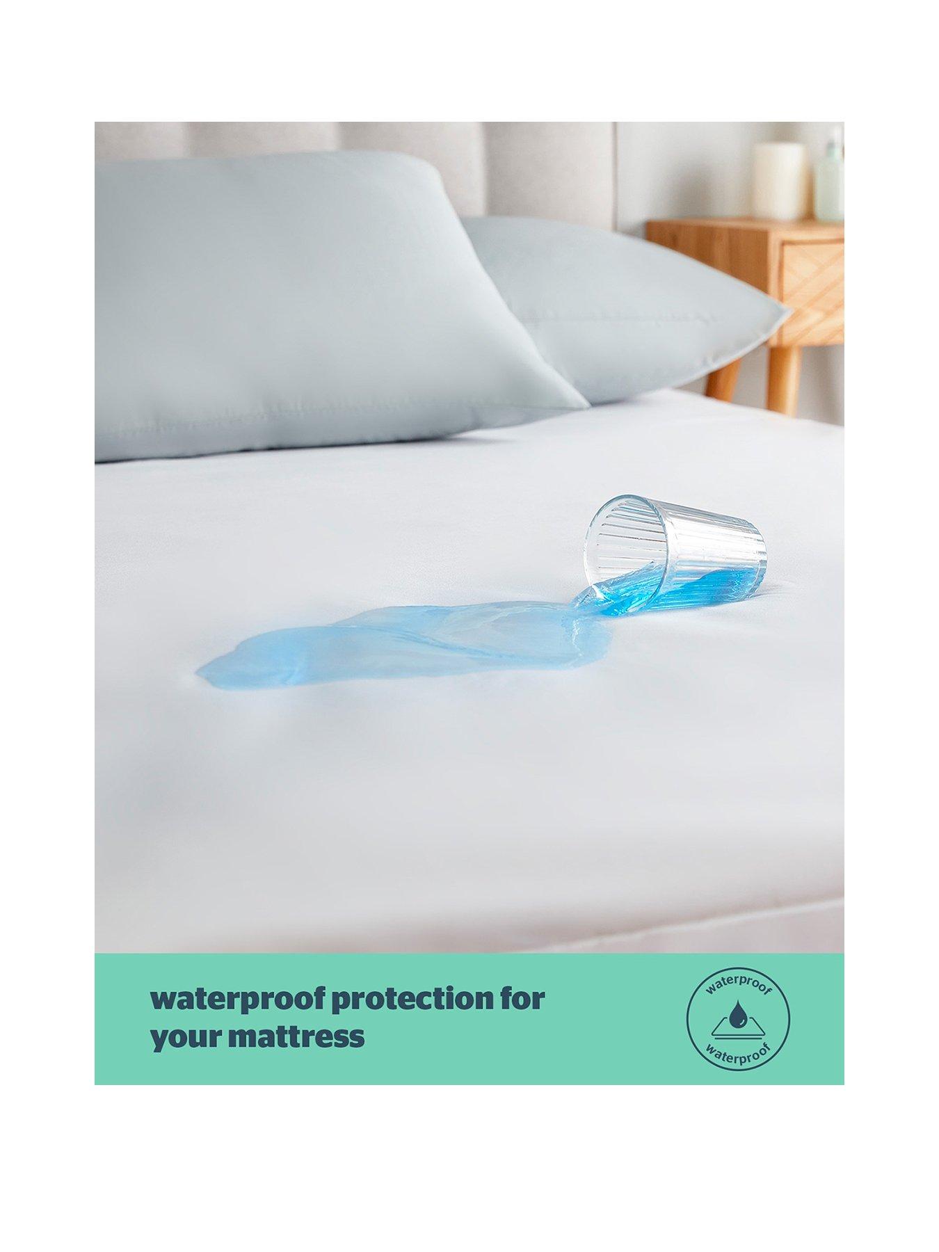 Image 2 of 7 of Silentnight Supersoft Waterproof Mattress Protector - King - 2 Pack - White