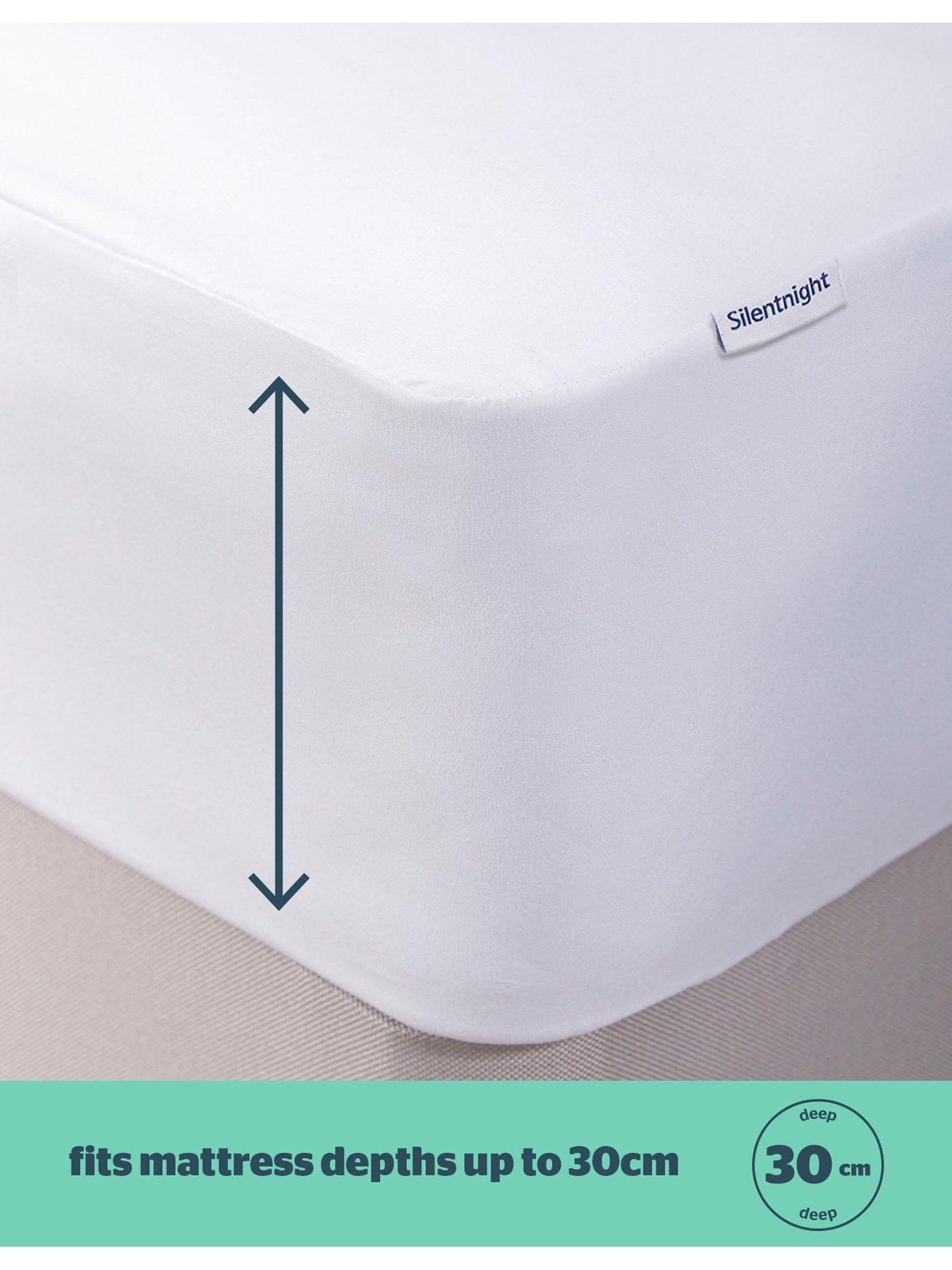 Image 4 of 7 of Silentnight Supersoft Waterproof Mattress Protector - King - 2 Pack - White