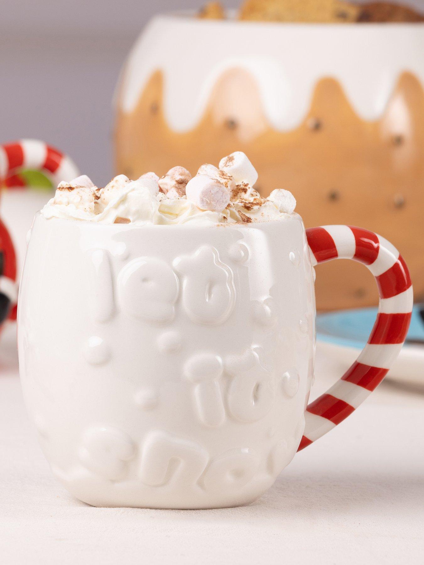 Product photograph of Price Kensington Christmas Candy Cane Mugs - Set Of 2 from very.co.uk