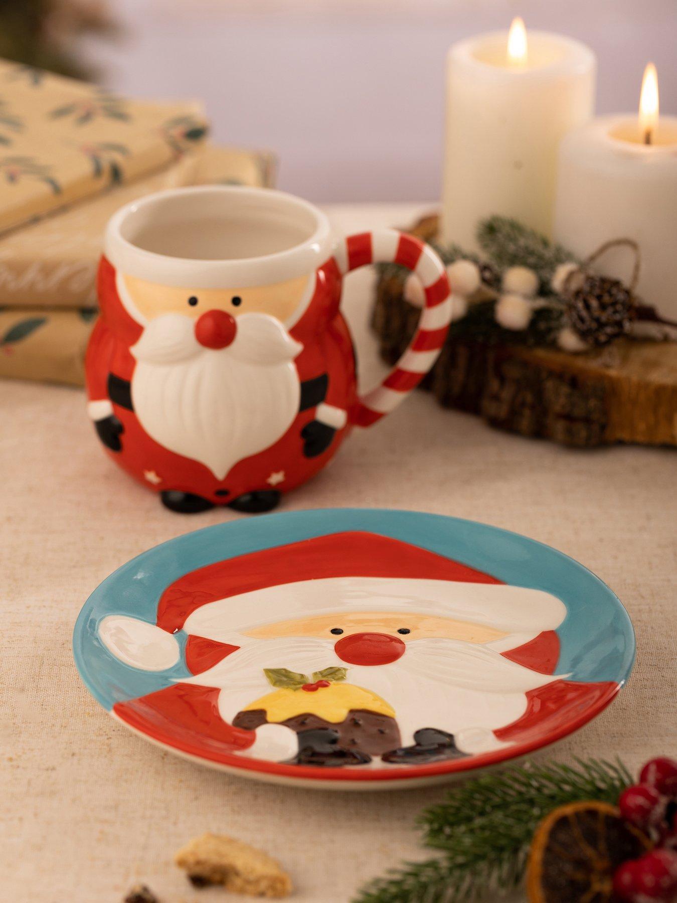 Product photograph of Price Kensington Father Christmas Plate from very.co.uk