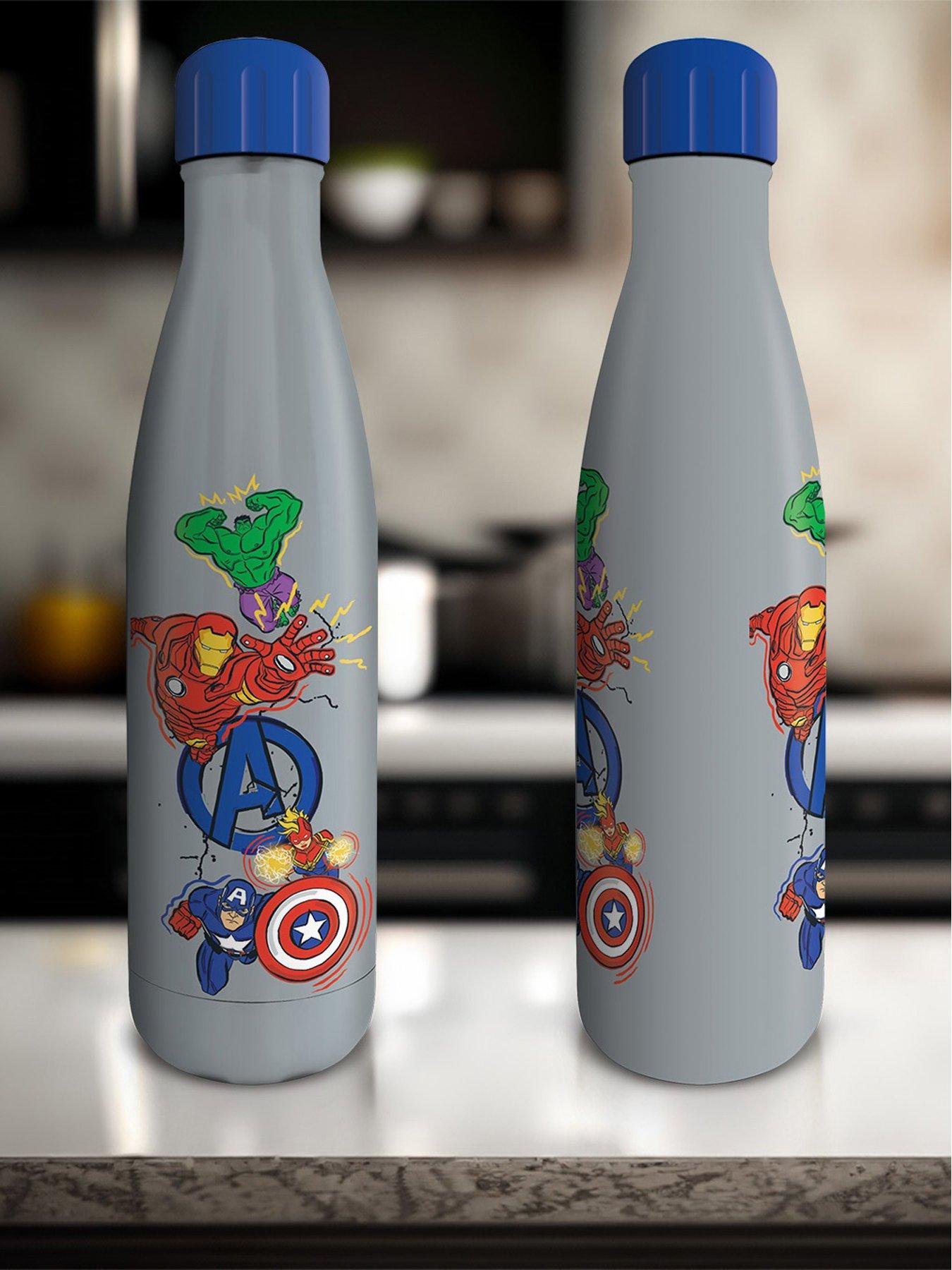 Product photograph of Marvel Avengers Avengers Metal Drinks Bottle from very.co.uk