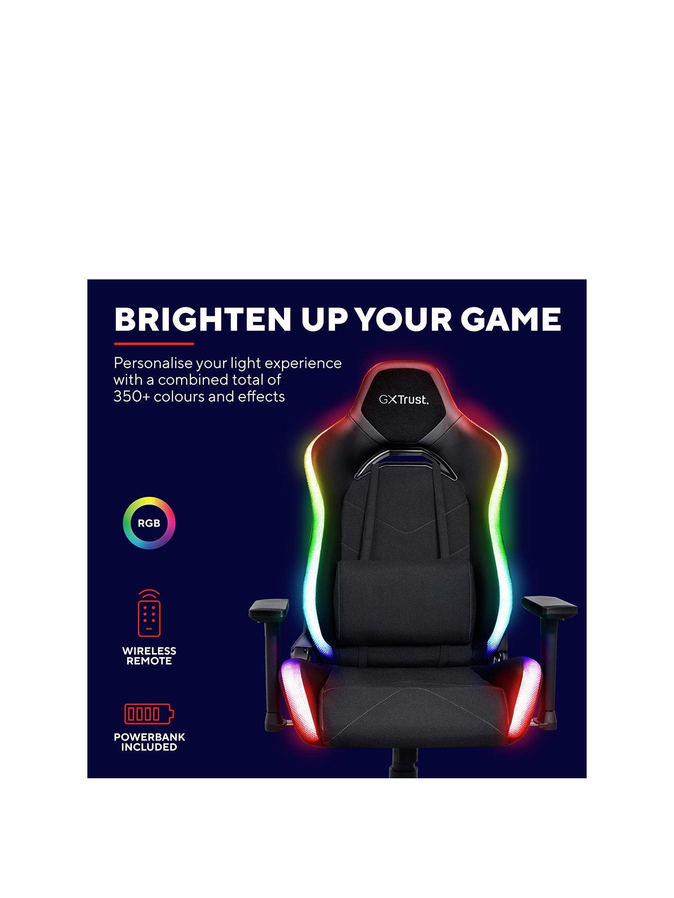 Image 2 of 7 of Trust GXT719 Ruya RGB Adjustable Gaming Chair Black