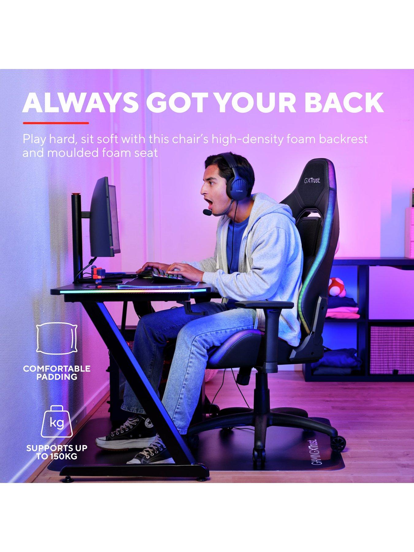Image 4 of 7 of Trust GXT719 Ruya RGB Adjustable Gaming Chair Black