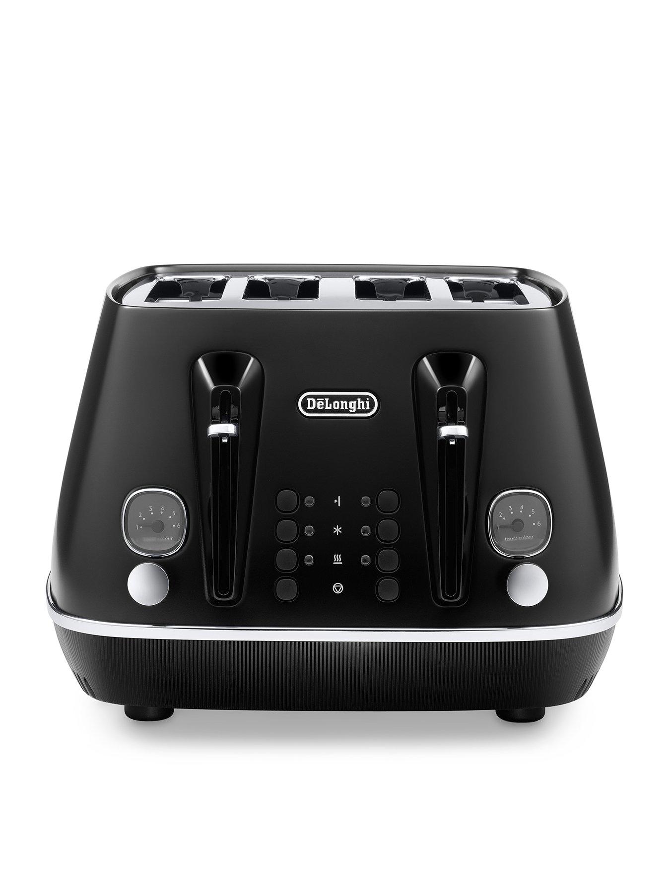 Image 1 of 6 of DeLonghi Distinta X Black&nbsp;4-Slice Toaster