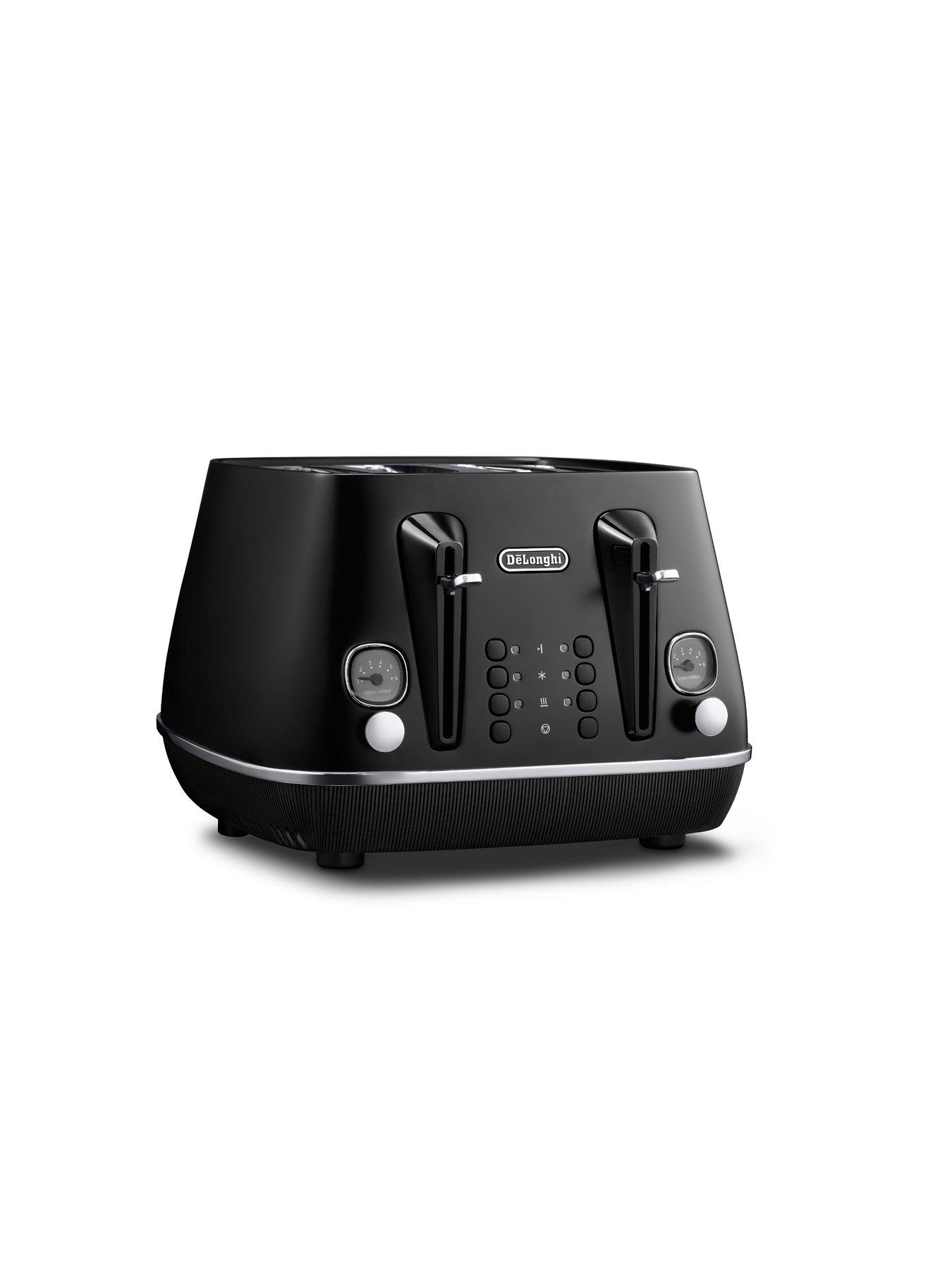 Image 2 of 6 of DeLonghi Distinta X Black&nbsp;4-Slice Toaster