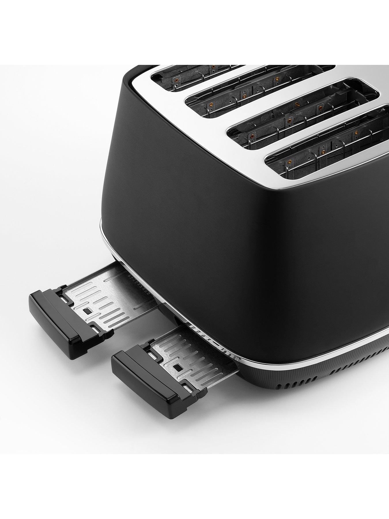 Image 4 of 6 of DeLonghi Distinta X Black&nbsp;4-Slice Toaster