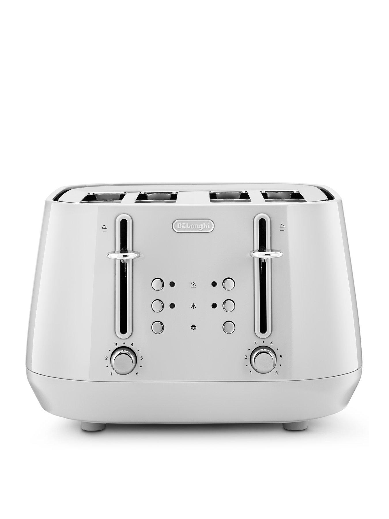 undefined Eclettica 4-Slice Toaster - White