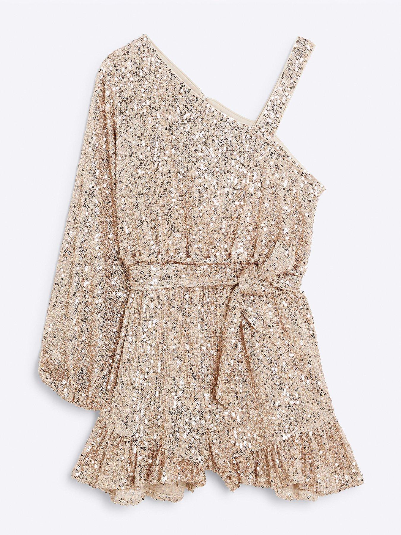 River island sequin playsuit online