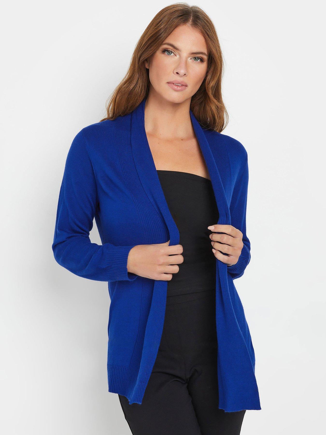 undefined Shawl Cardigan - Blue