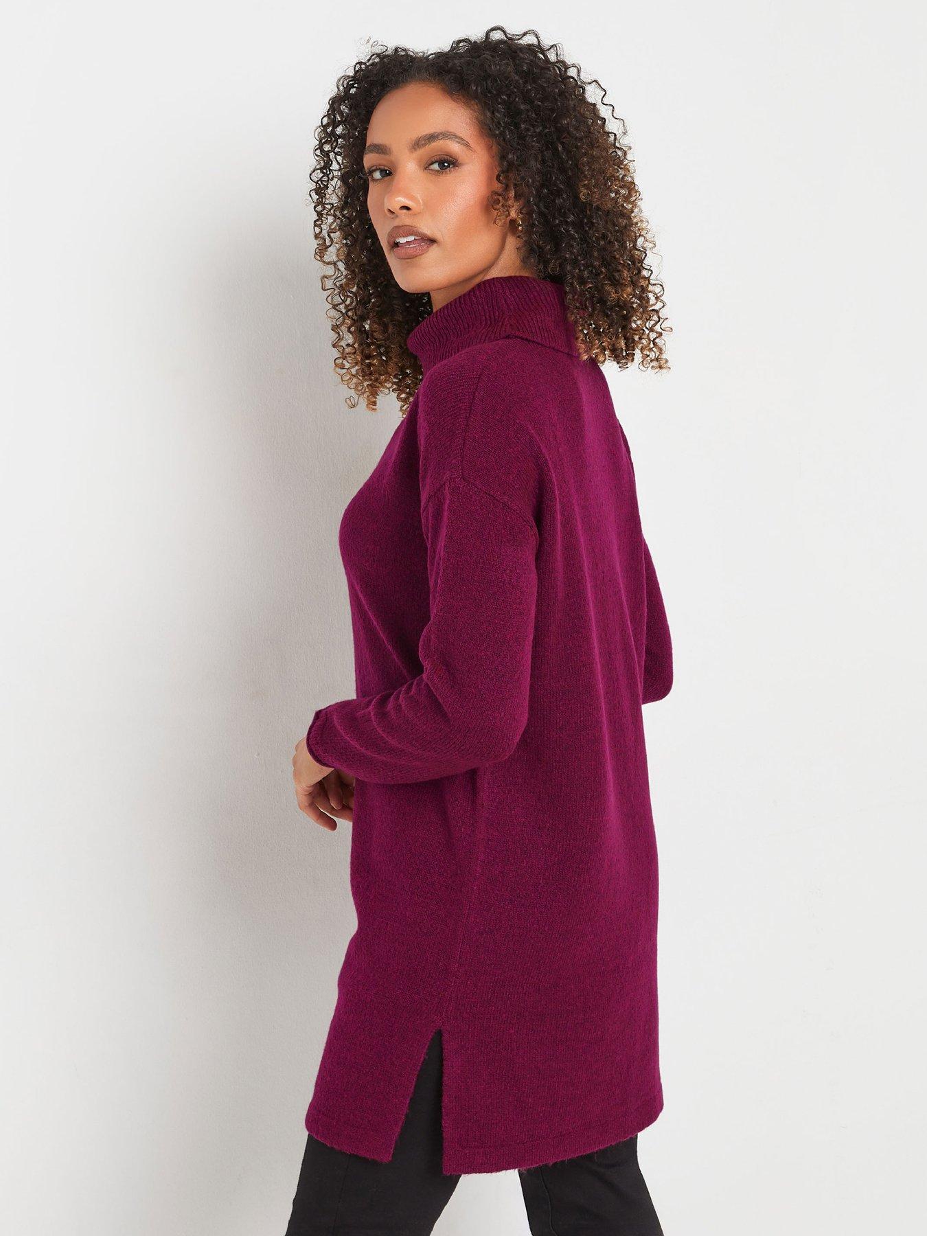 M Co Roll Neck Tunic Jumper Very