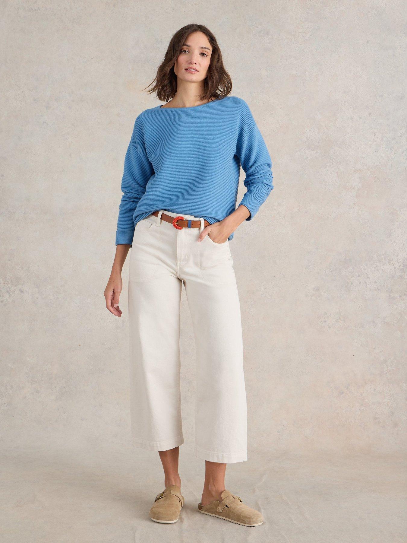 Image 1 of 6 of White Stuff Jana Jumper - Blue