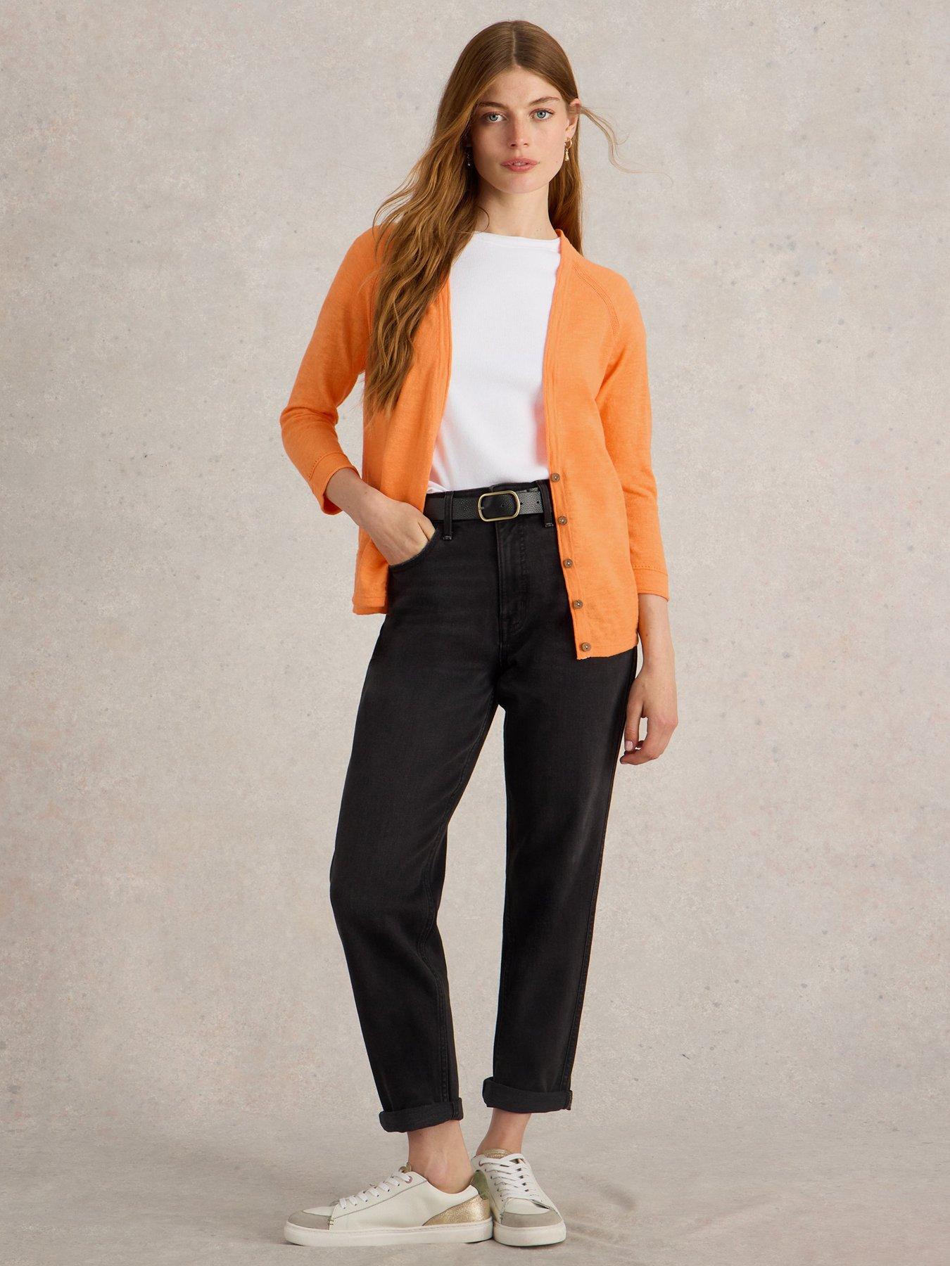 White Stuff Naria Cardigan Orange Very