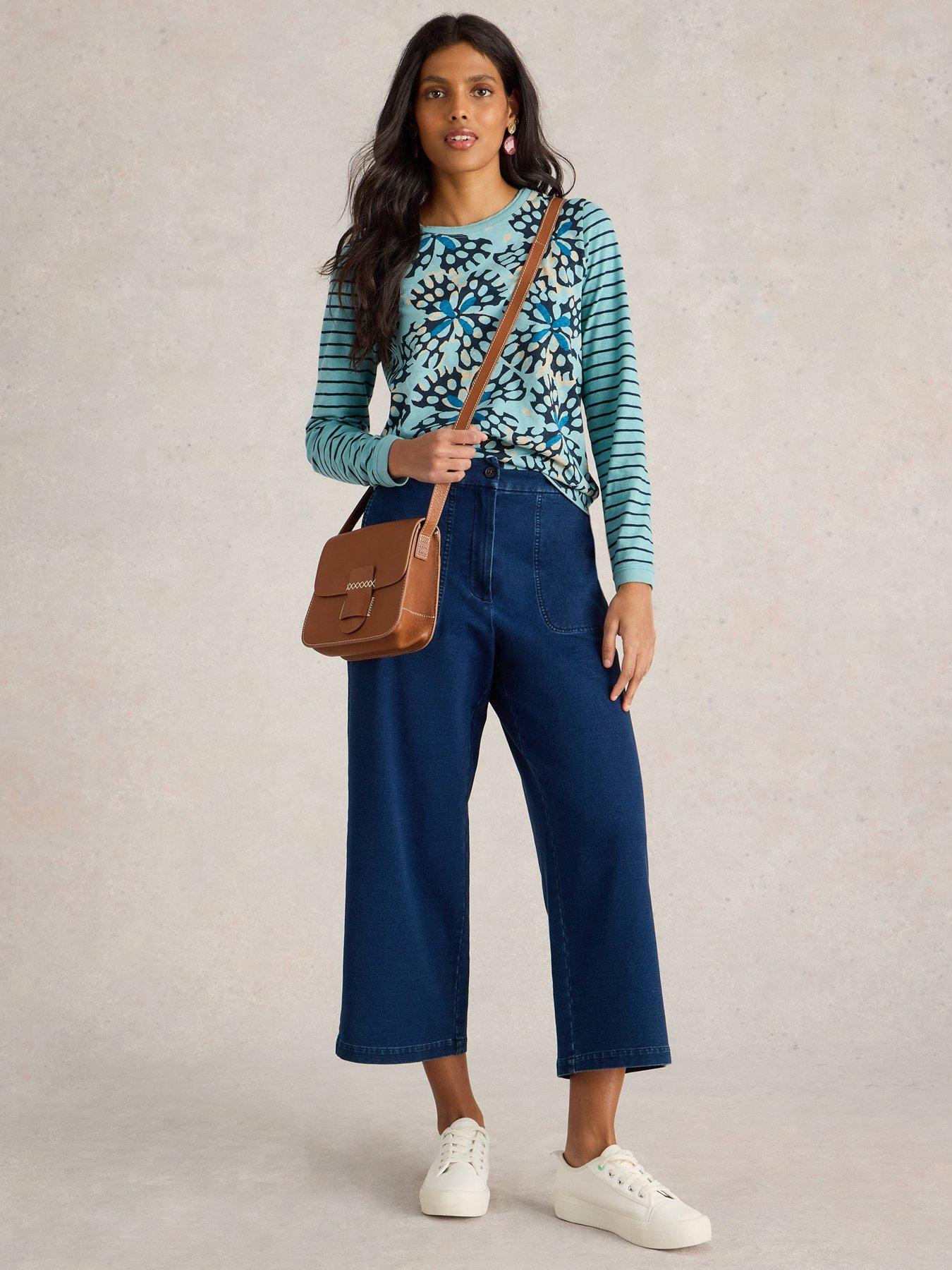 undefined Clara Long Sleeve Top - Blue
