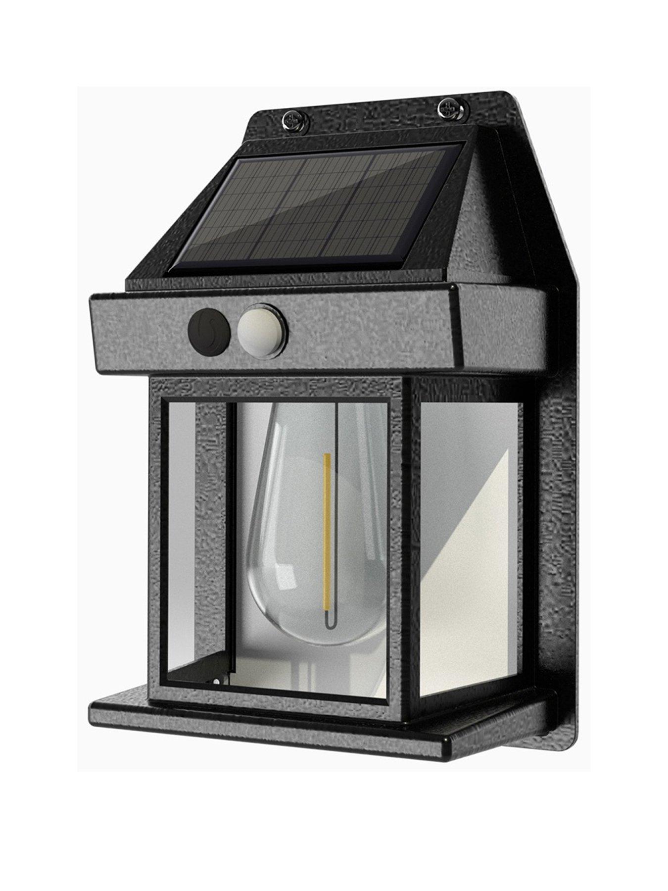 JML Luma Lantern Solar Wall Light