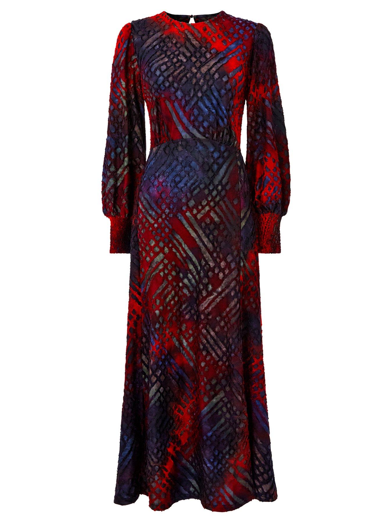 Image 6 of 6 of Joe Browns Rita Striking Devore Dress - Black