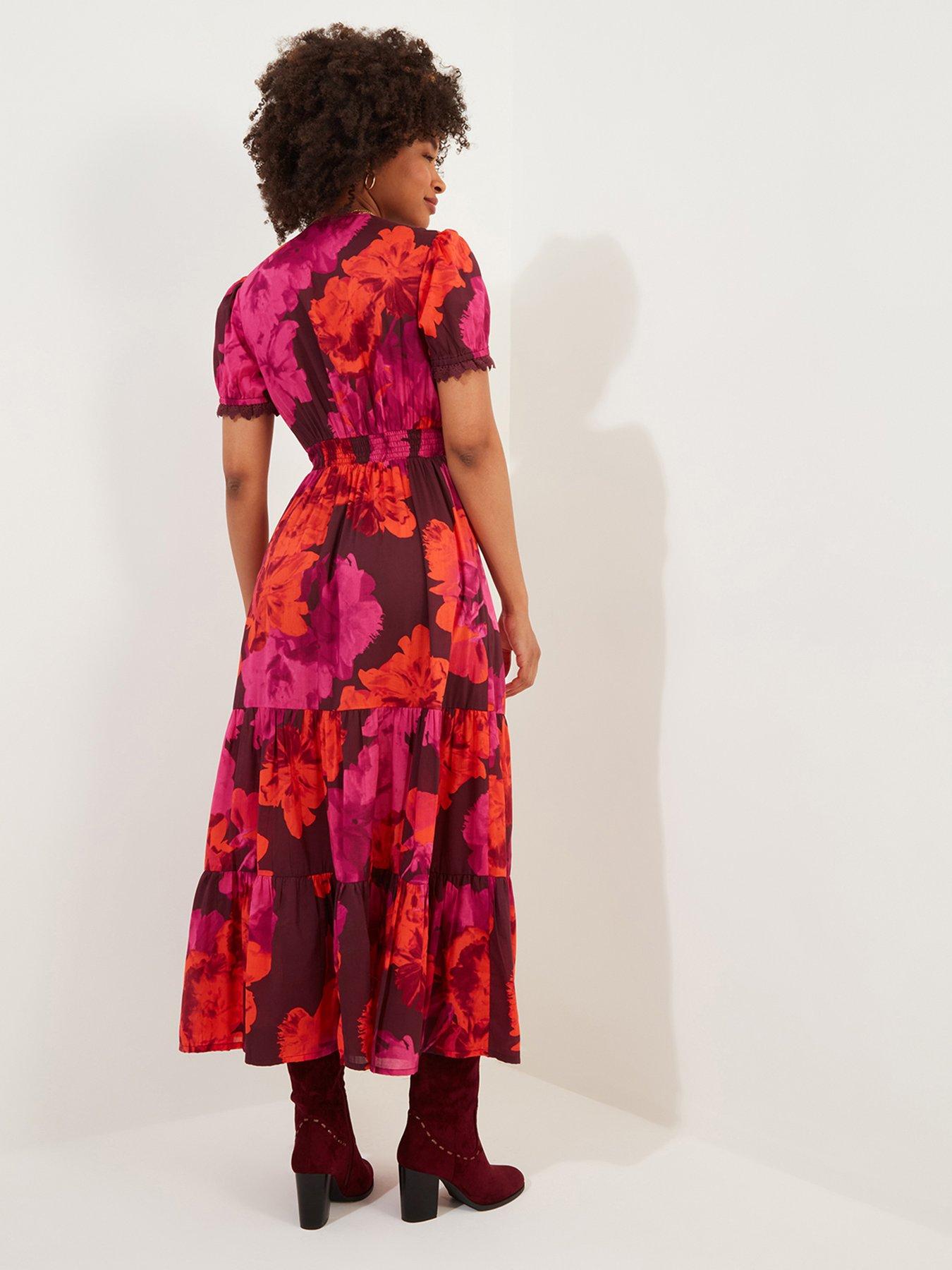 joe browns fabulously flattering dress Joe Browns Summer Days Printed Maxi Dress  luscious scarves