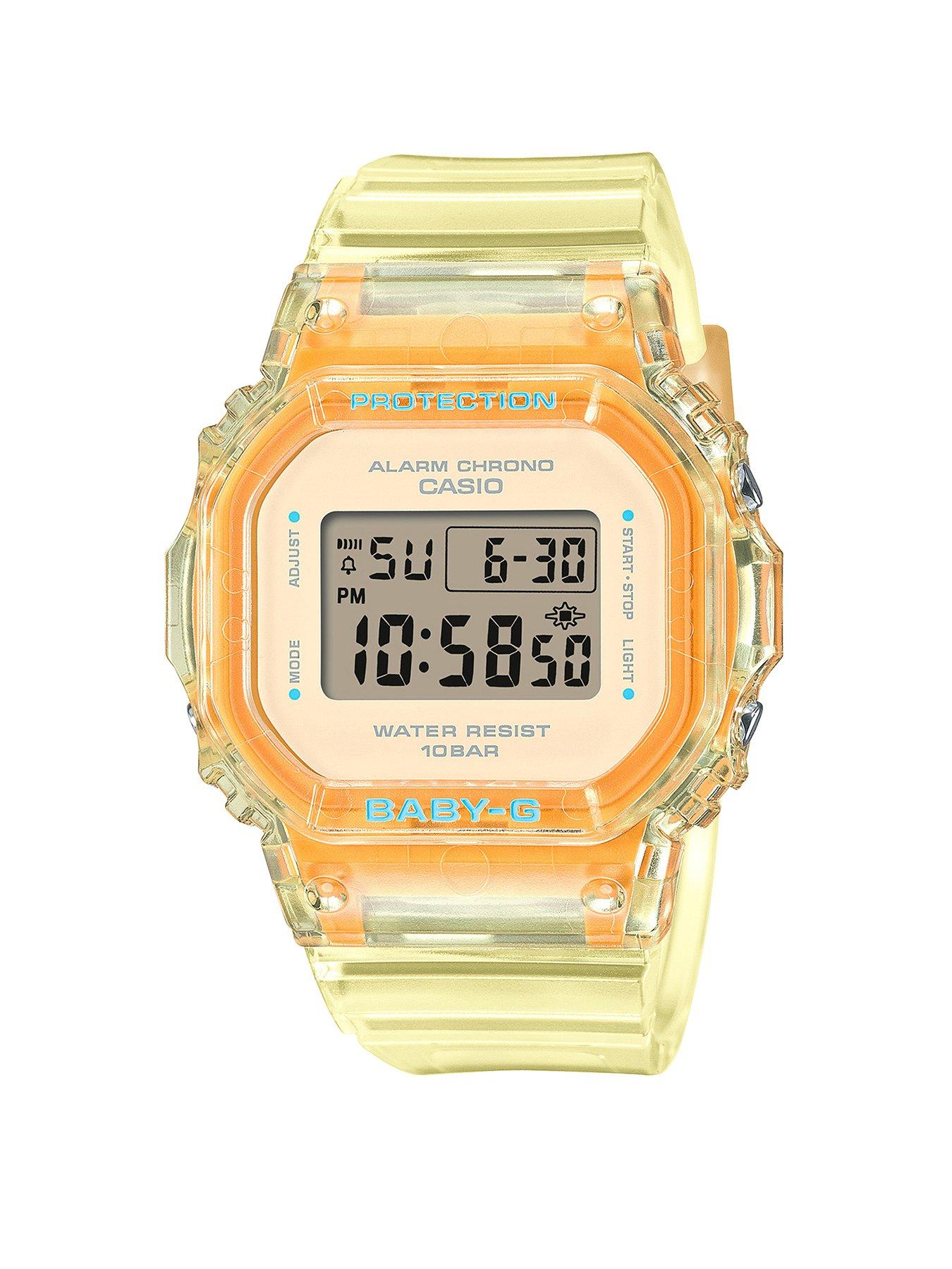 Product photograph of Casio Baby-g Bgd-565sj-9er Summer Jelly Resin Watch from very.co.uk