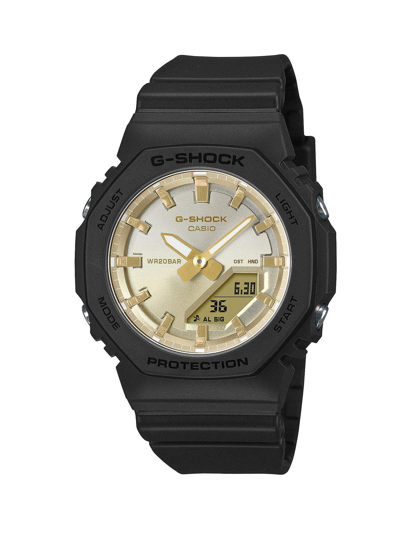 Product photograph of Casio G-shock Gma-p2100sg-1aer Metallic Resin Watch from very.co.uk