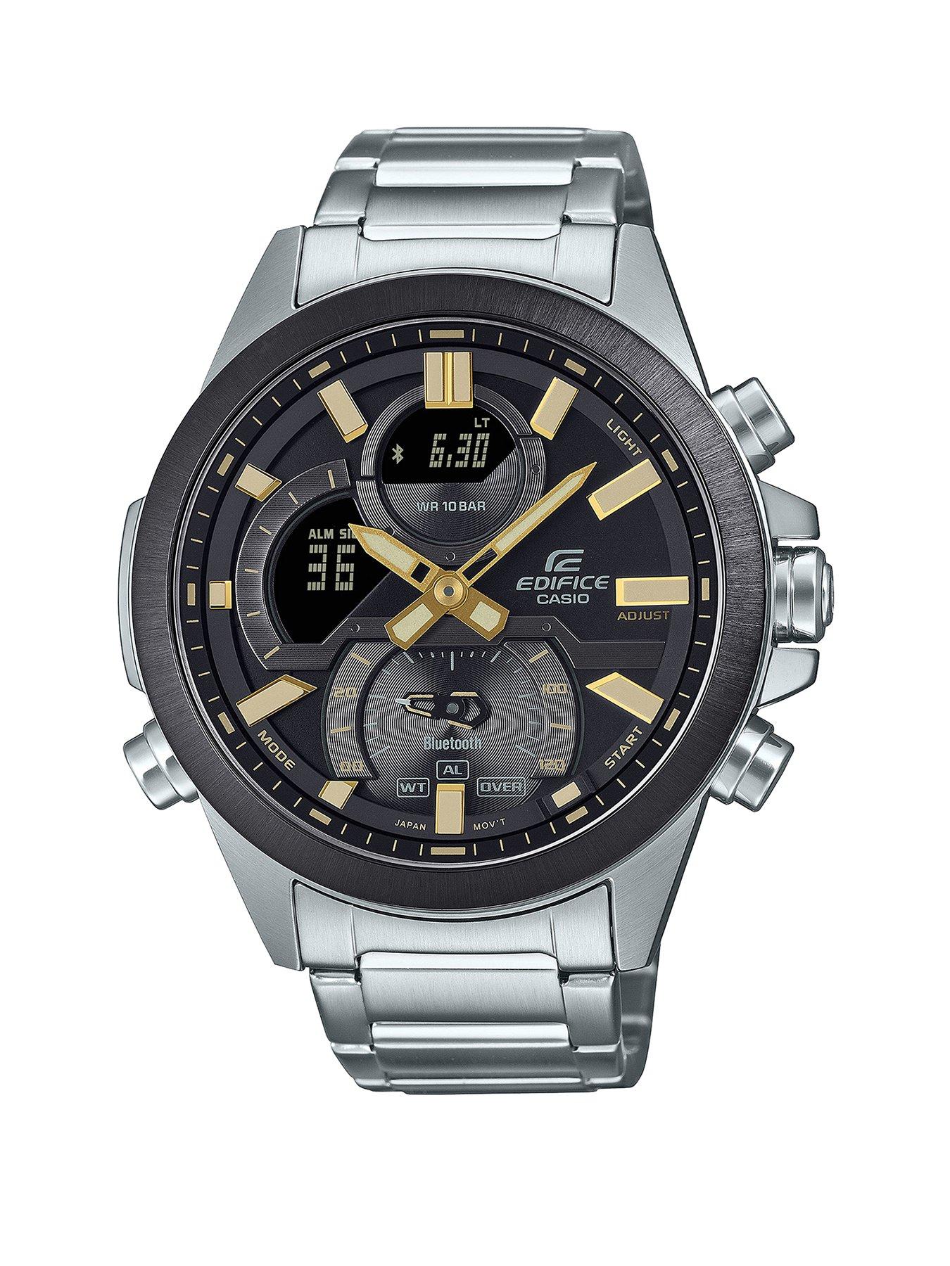 Product photograph of Casio Edifice Ecb-30db-1a9ef Bluetooth Link Watch from very.co.uk