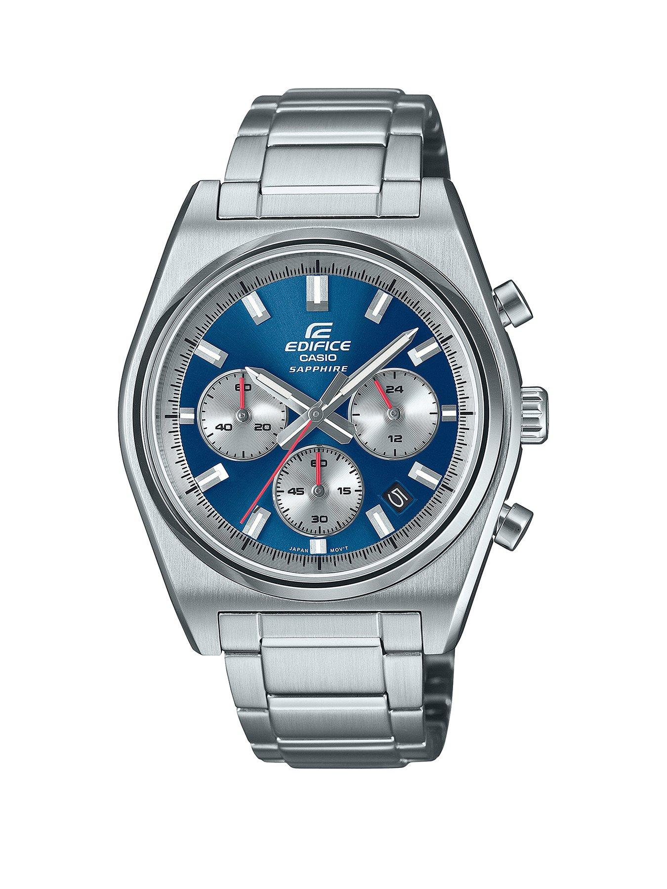 Product photograph of Casio Edifice Efb-730d-2avuef Classic Stainless Steel Watch from very.co.uk