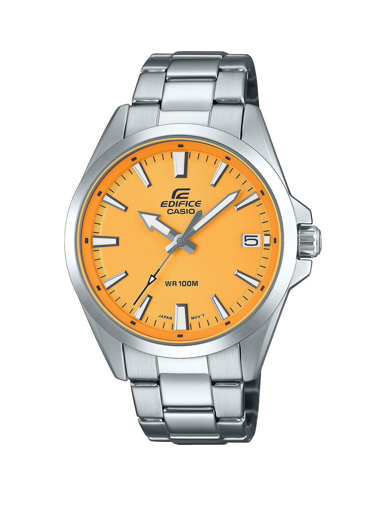 Edifice EFV 100D 9AVUEF Classic Stainless Steel Watch