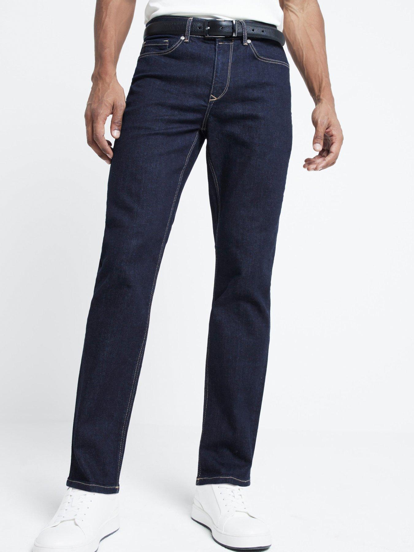 undefined Skinny Rinse Millhouse Jeans - Dark Blue