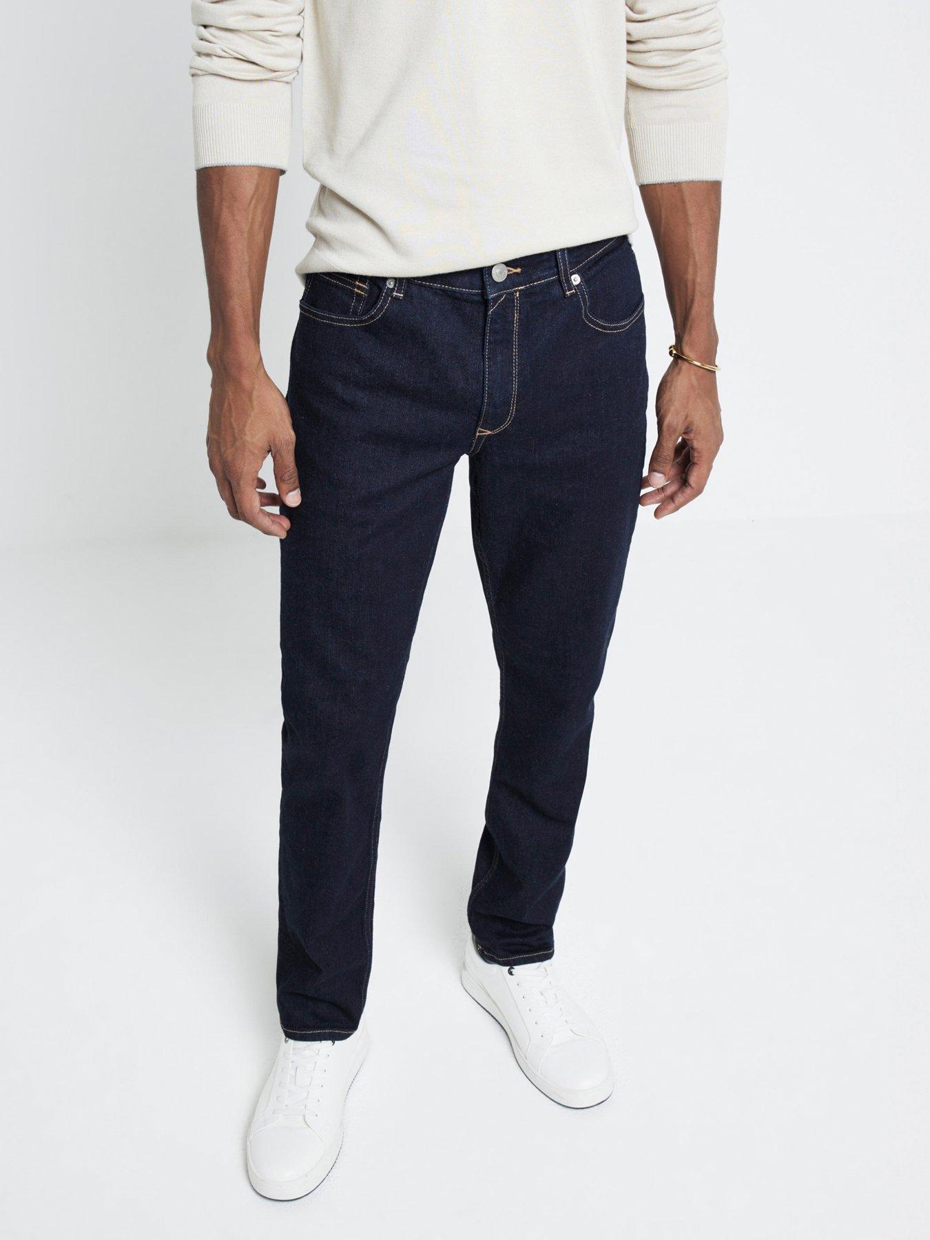 undefined Slim Rinse Millhouse Jeans - Dark Blue