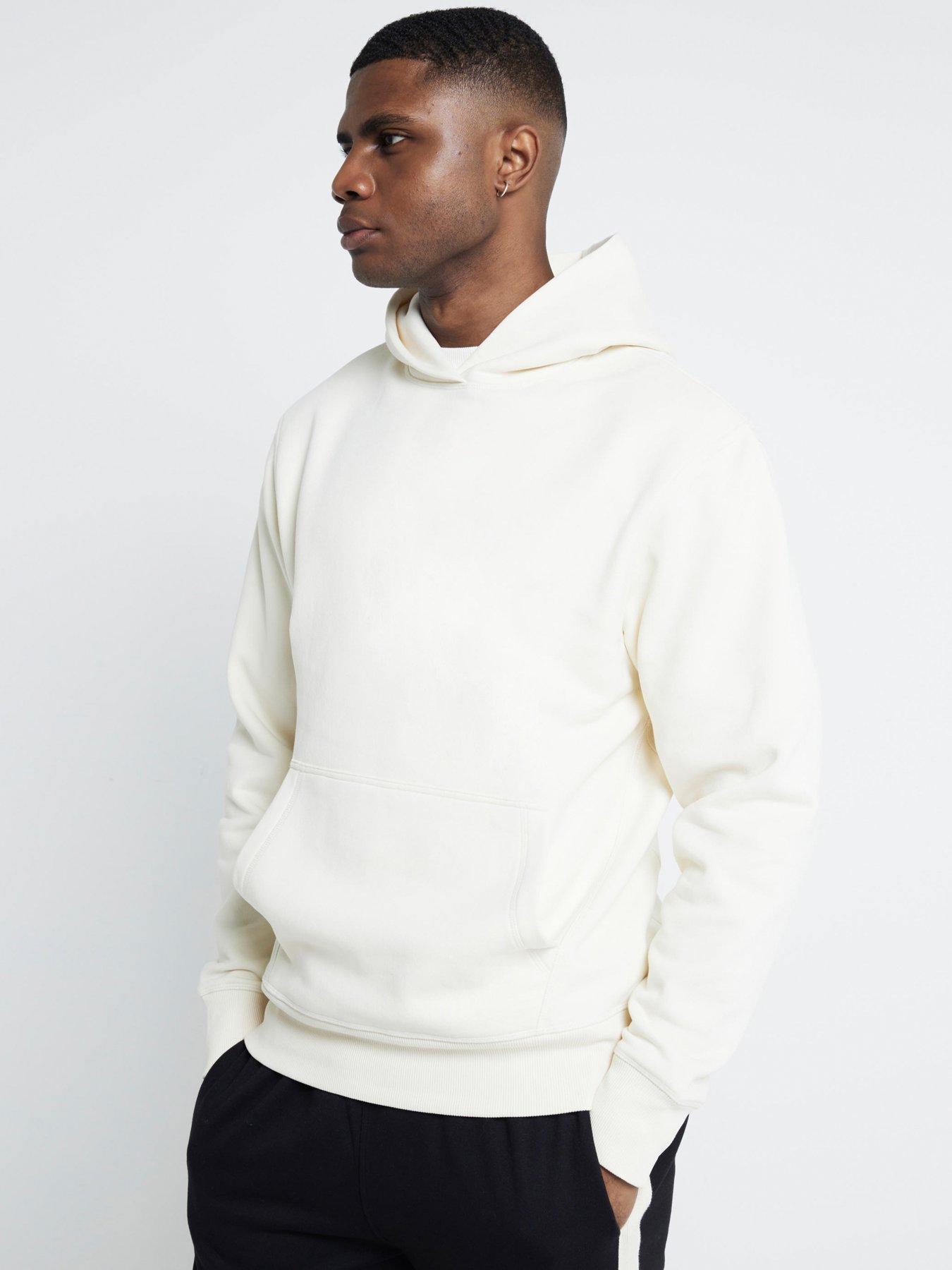 River Island Essential Hoodie Cream