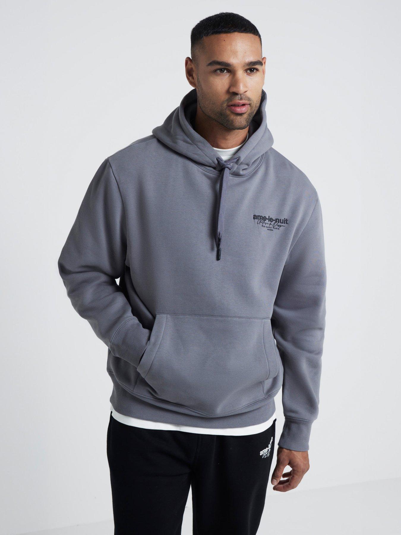 Regular Fit Ame Le Nuit Script Hoodie