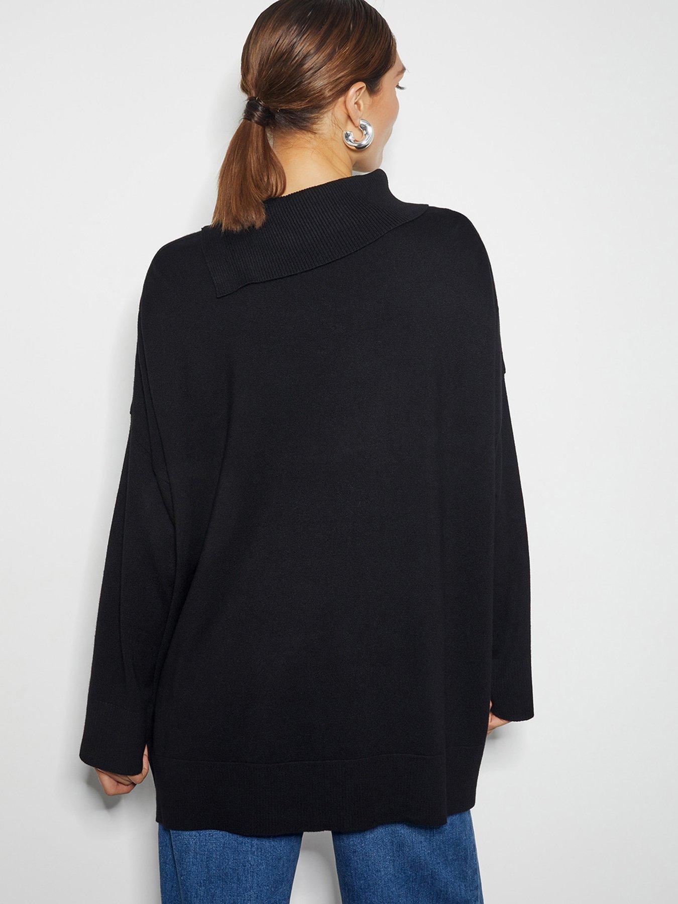Image 2 of 5 of Monsoon Beth Button Jumper - Black