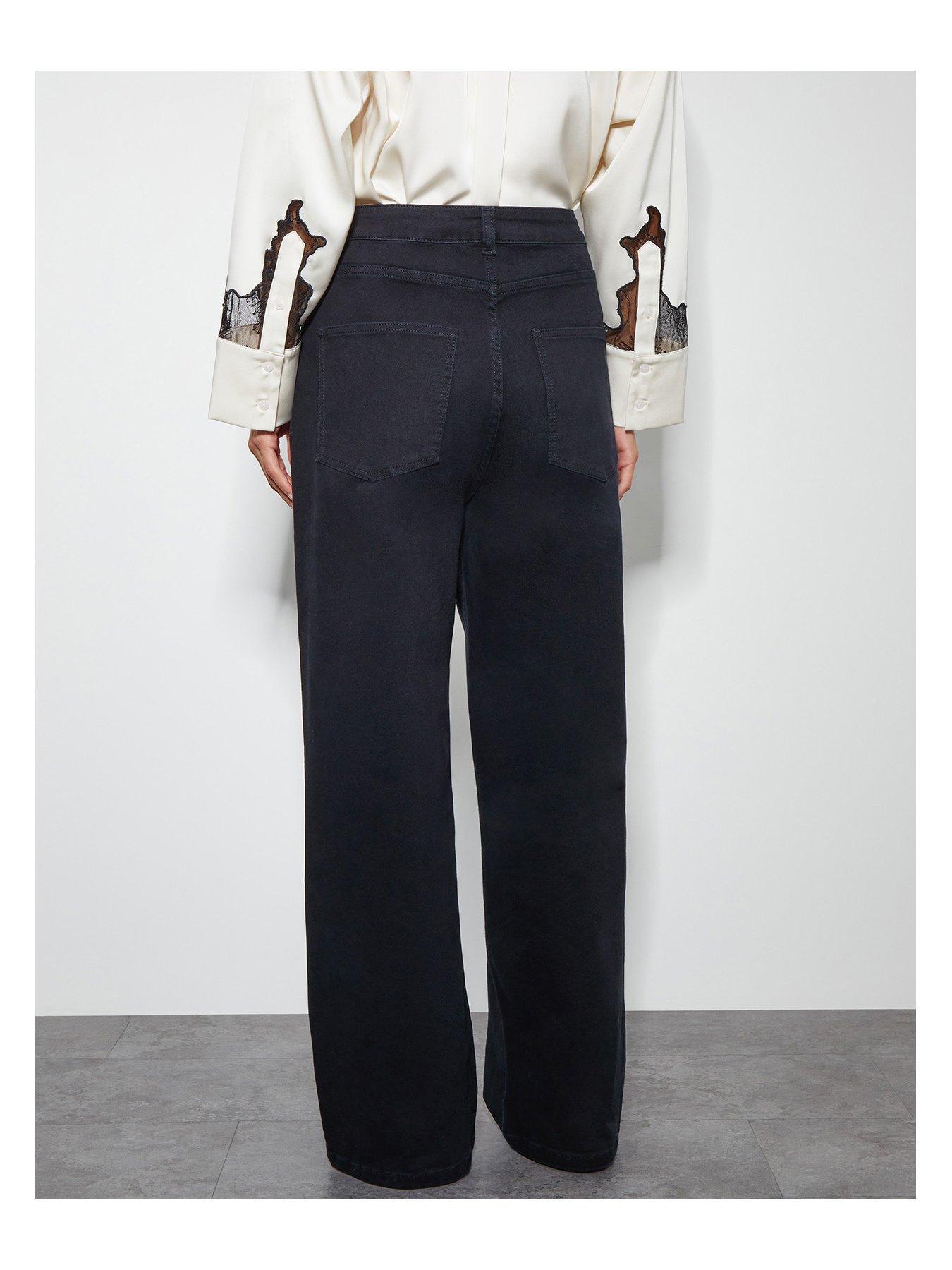 Ruby Wide Leg Jeans Black