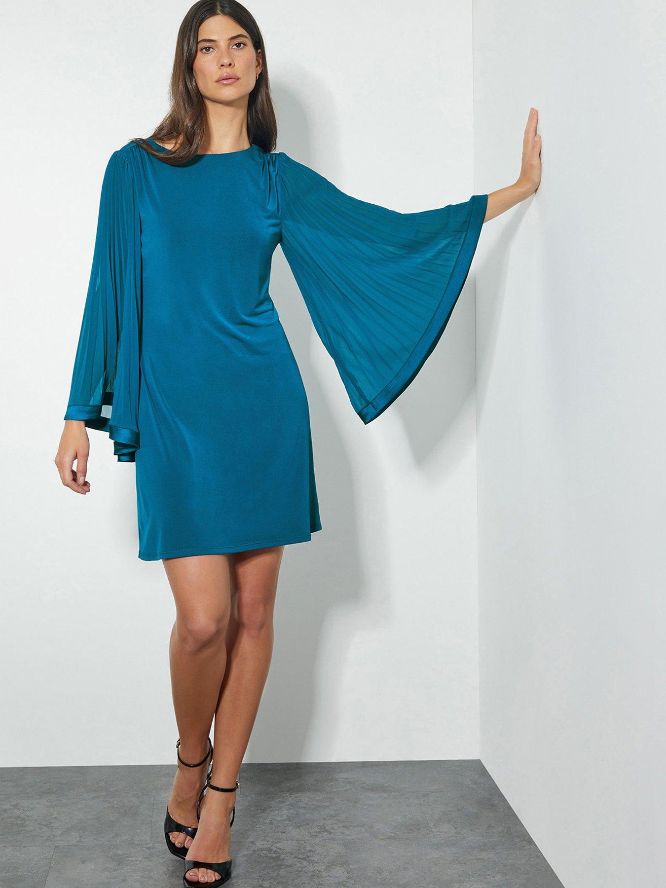 jersey tunic dress uk Monsoon Win Woven Jersey Tunic Dress - Blue