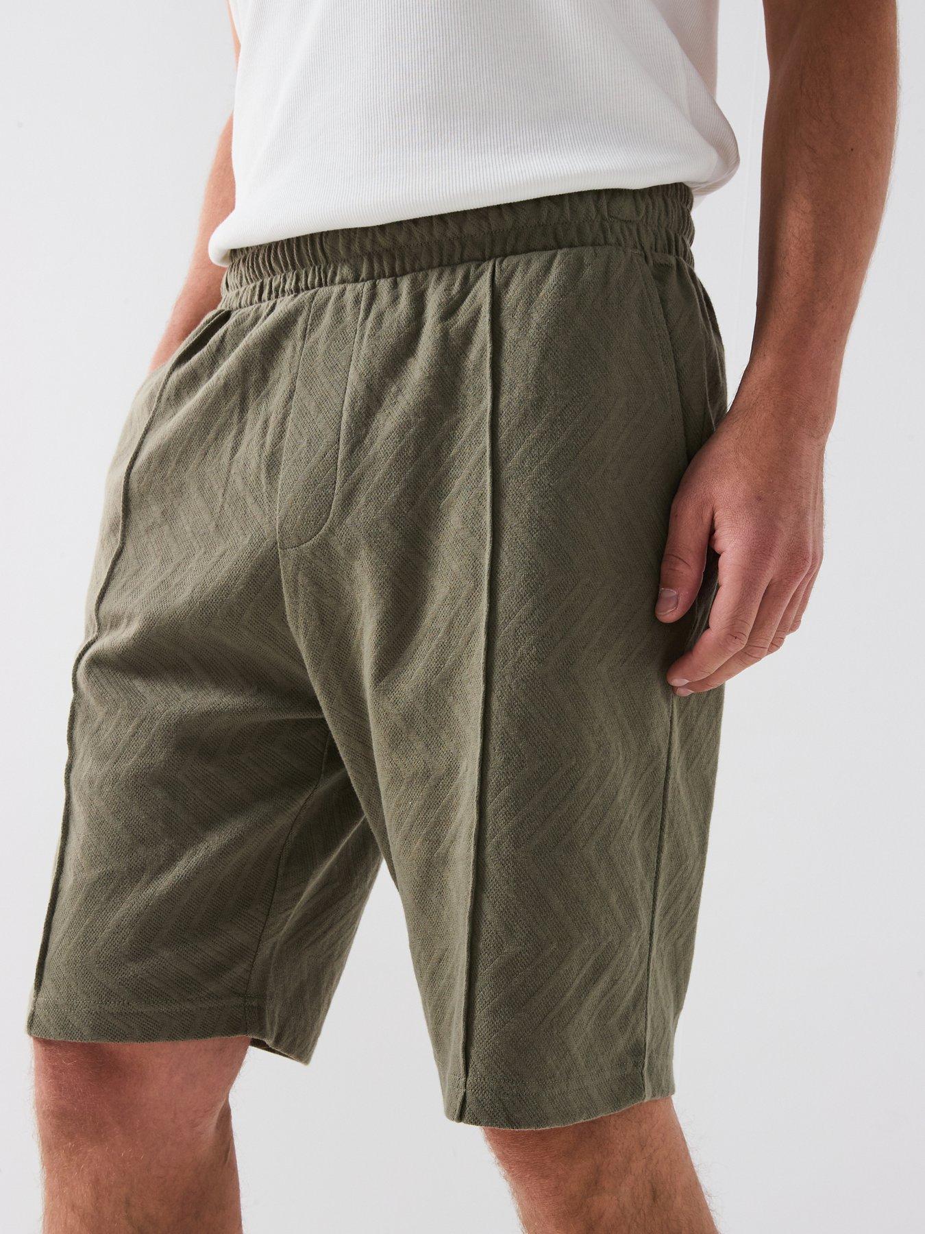 undefined Jersey Texture Short - Khaki