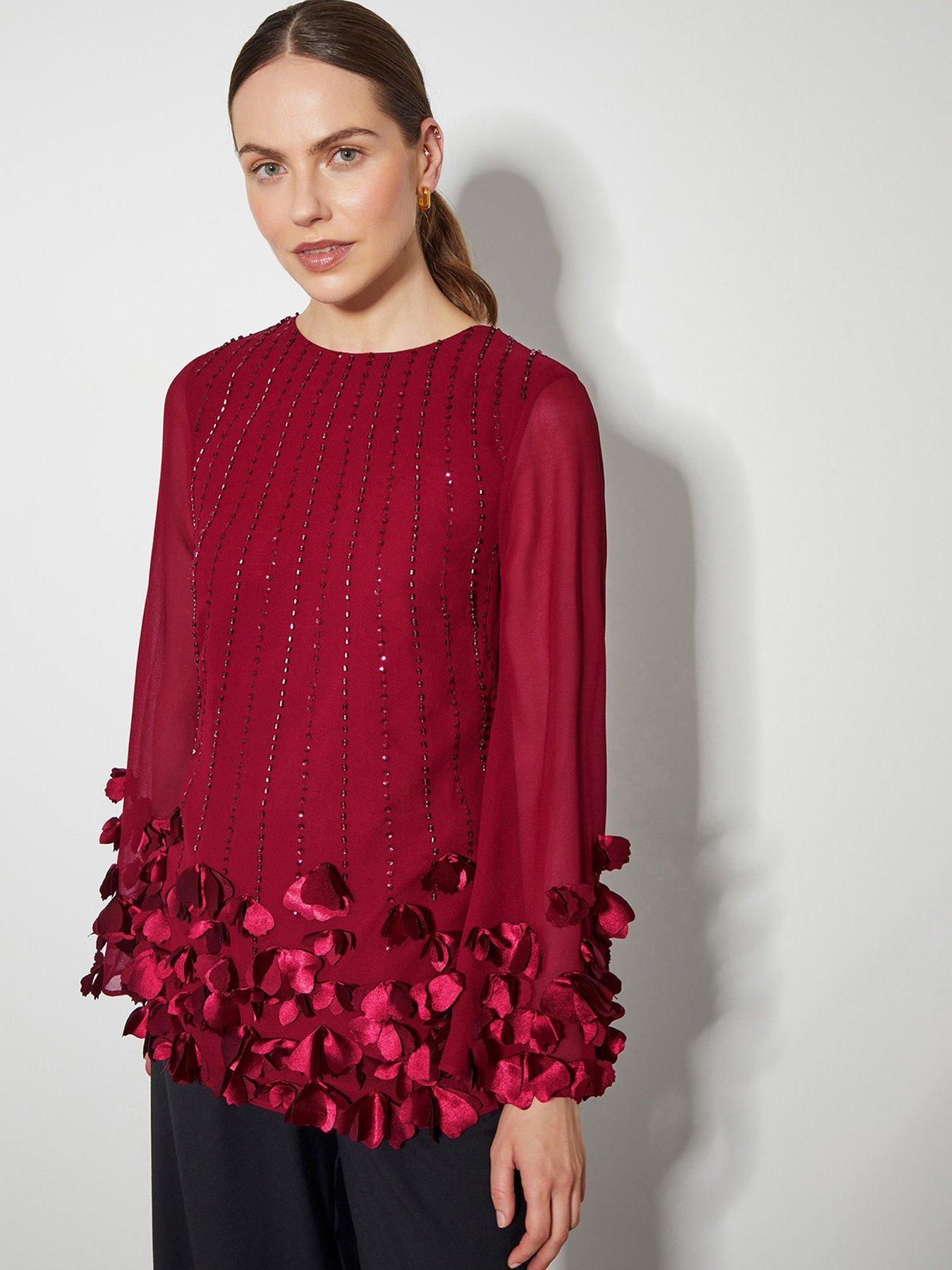 Image 1 of 5 of Monsoon Carly Top - Red