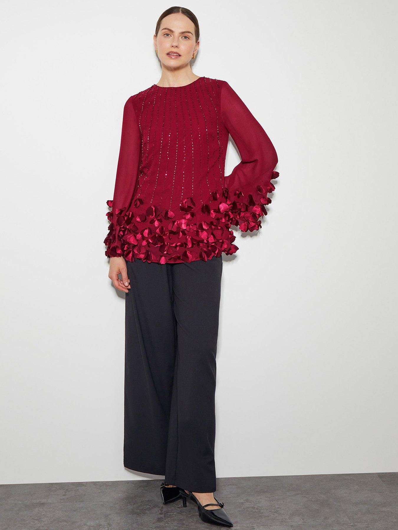 Image 3 of 5 of Monsoon Carly Top - Red