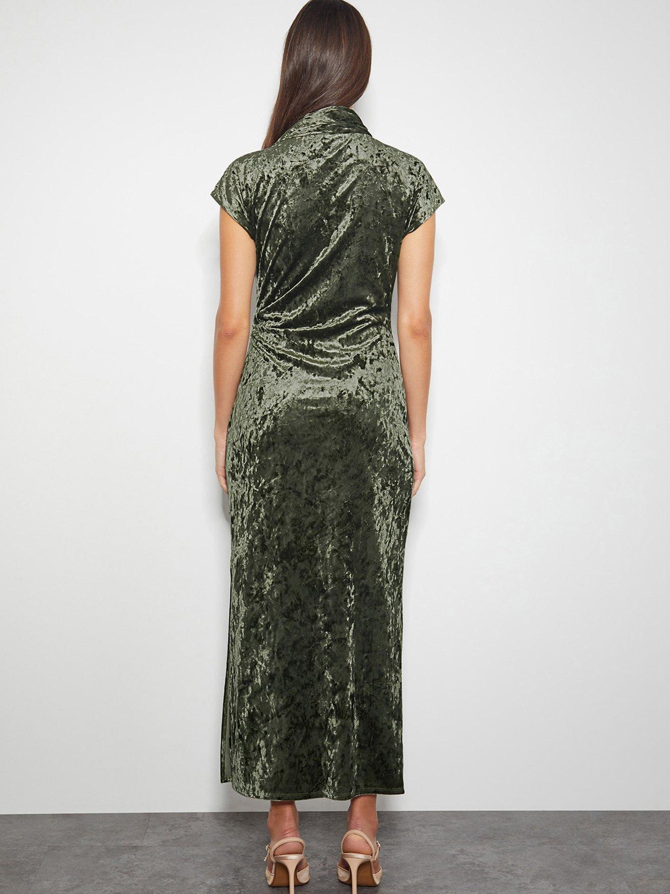 Monsoon Green Velvet Dress Monsoon Velvet Mini Dress Vicki Embroidered  Velvet Mini Dress