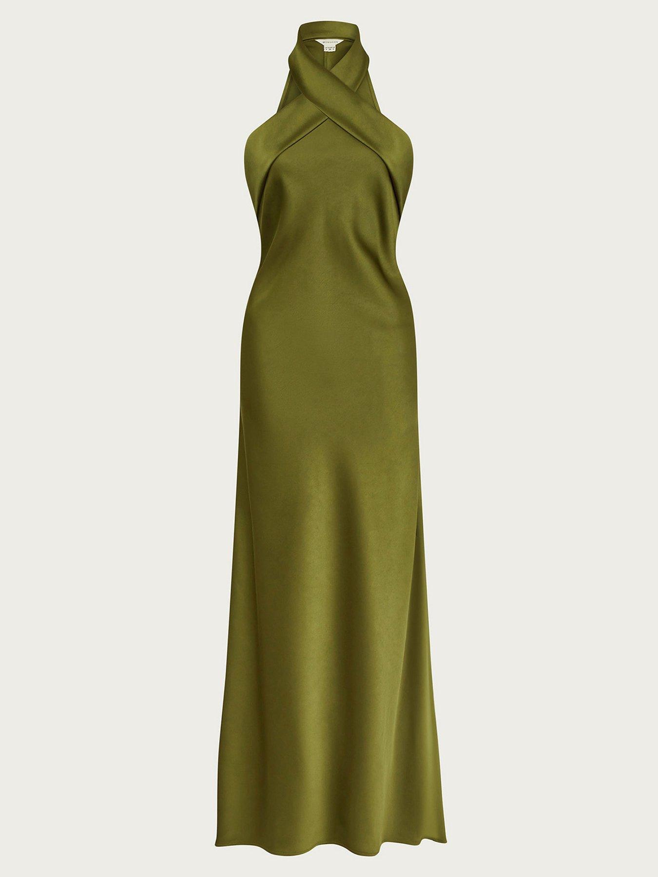 Monsoon khaki dress best sale