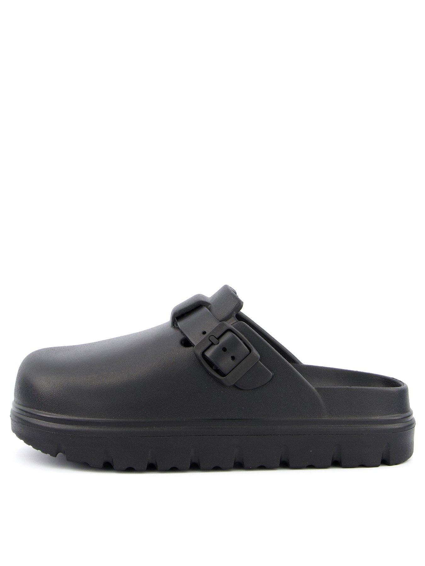 Image 1 of 7 of Everyday Eva Closed Toe Clog With Buckle - Black