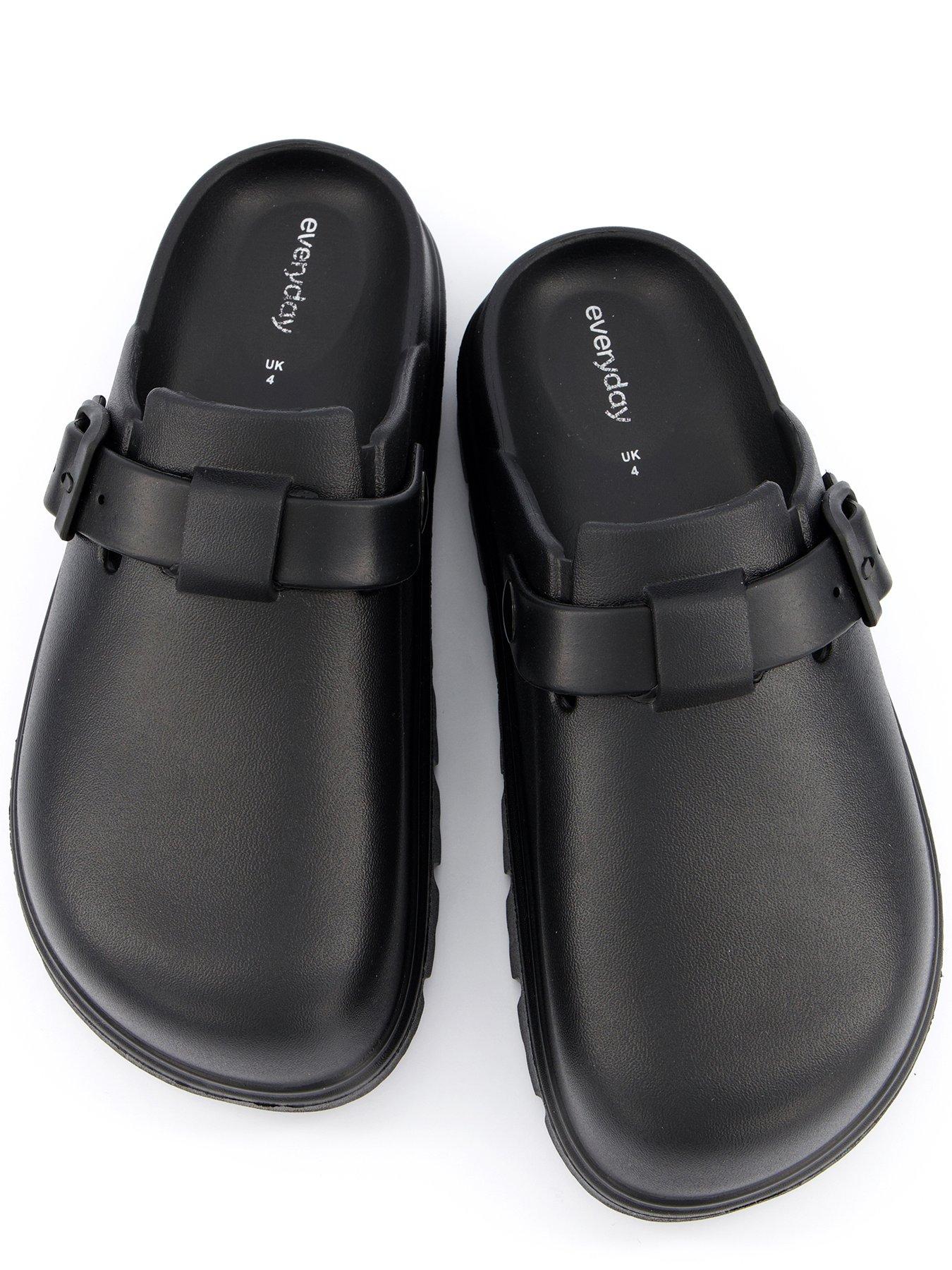 Image 3 of 7 of Everyday Eva Closed Toe Clog With Buckle - Black