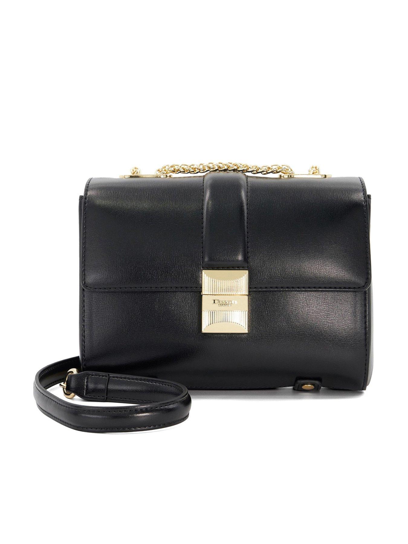 Dune London Definitive Hardware detail Clutch Bag Red Very