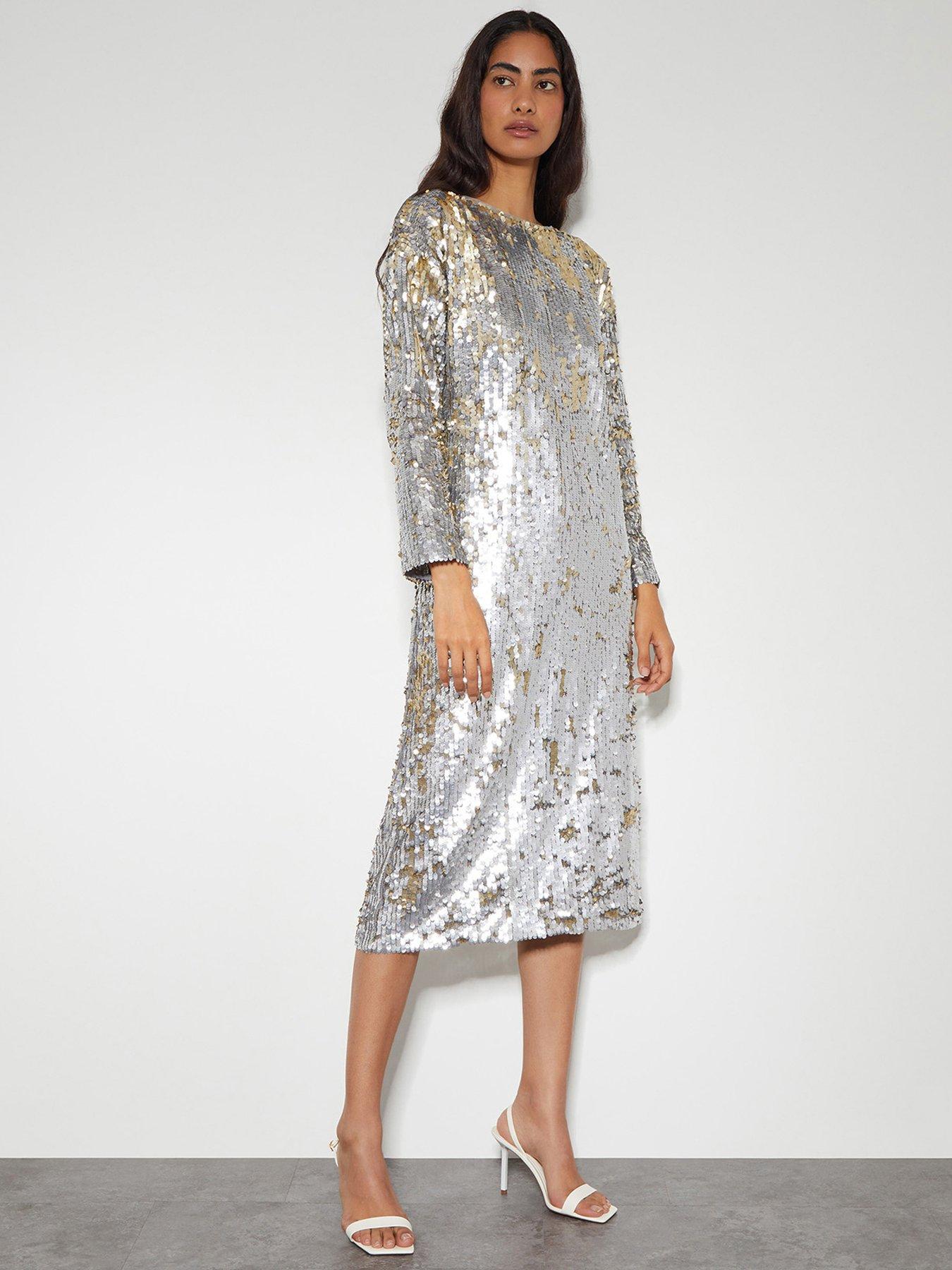 Monsoon sequin dress hotsell