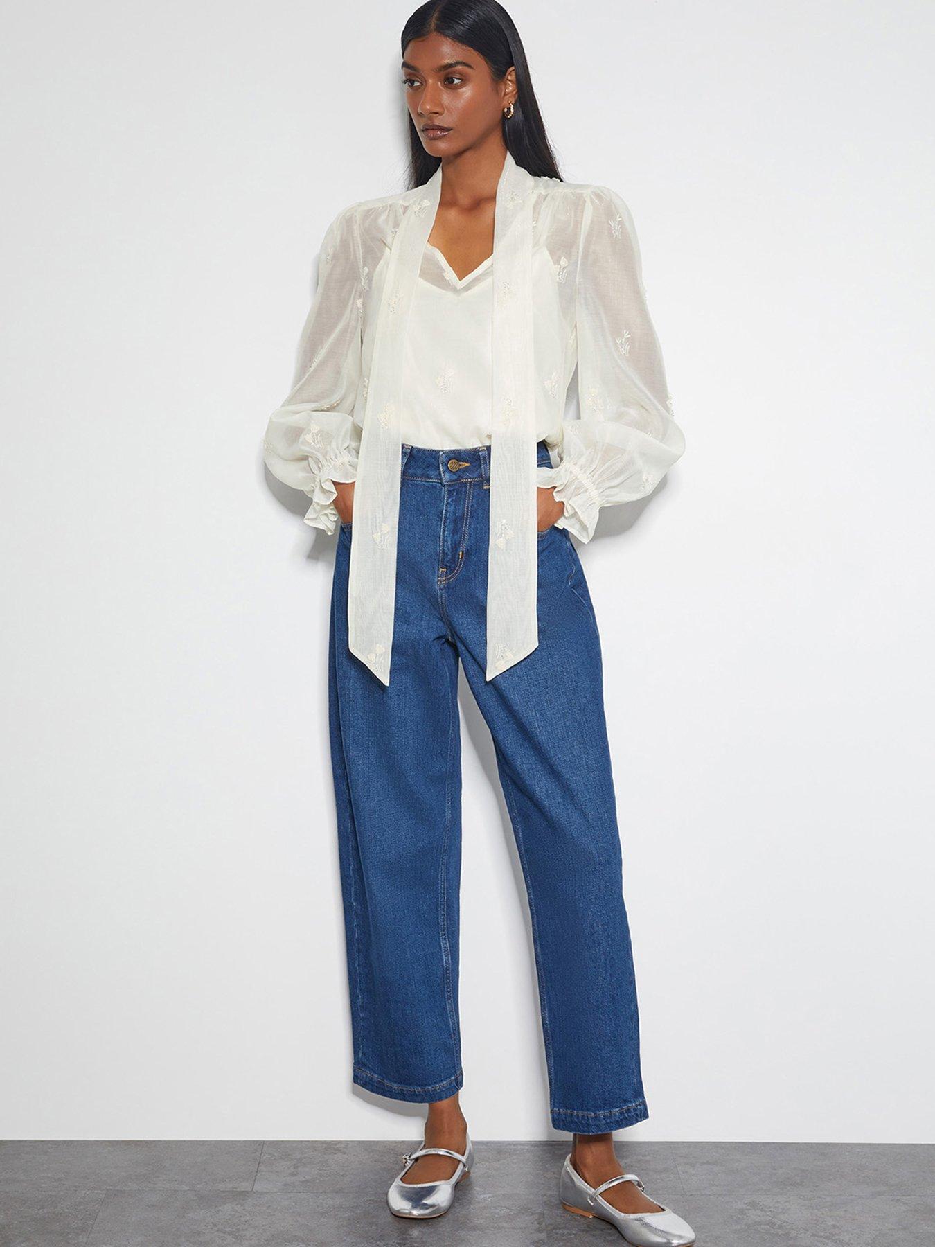 Image 3 of 4 of Monsoon Mae Blouse - Cream